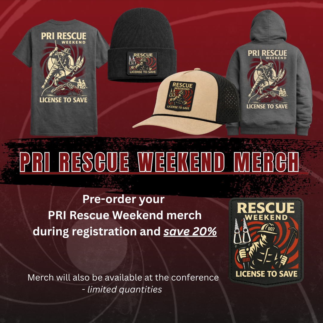 Professional - PRI Rescue Weekend merch preview 👀 Because registration ...