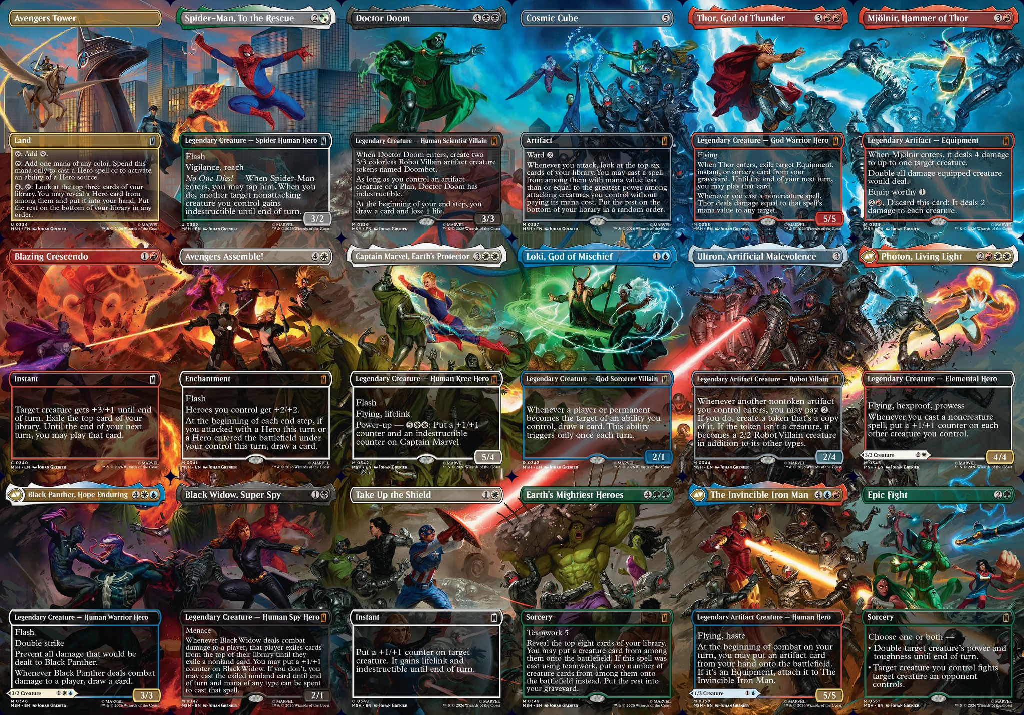 mtg scene cards FINAL FANTASY reclaim the light of the Crystals MTG - Scene cards from