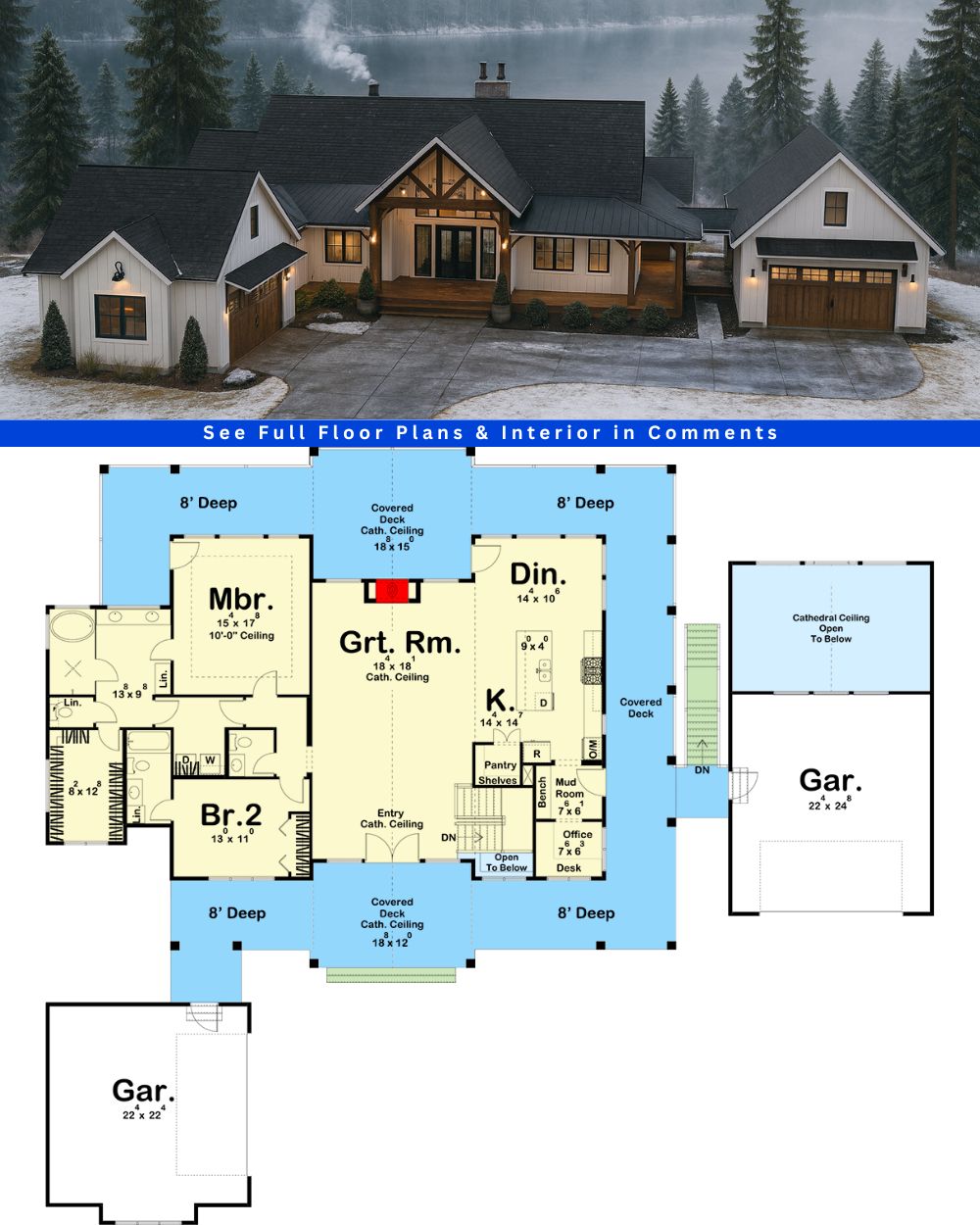 Plan - Discover the charm of this Luxurious Shingle-Style Home Plan ...