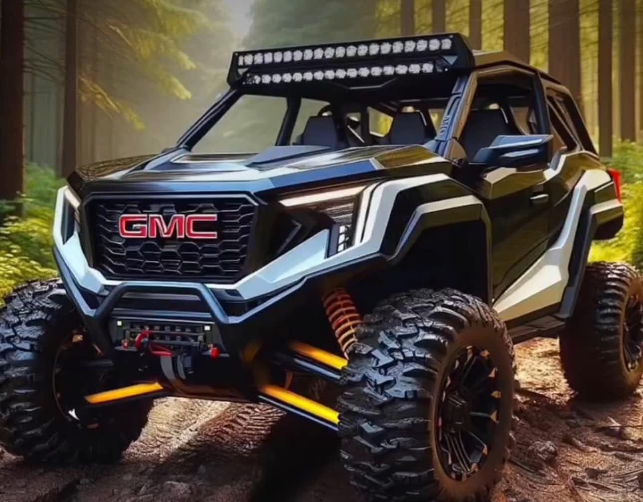 Bearded - Badass GMC side by side! I’m not sure if they are actually