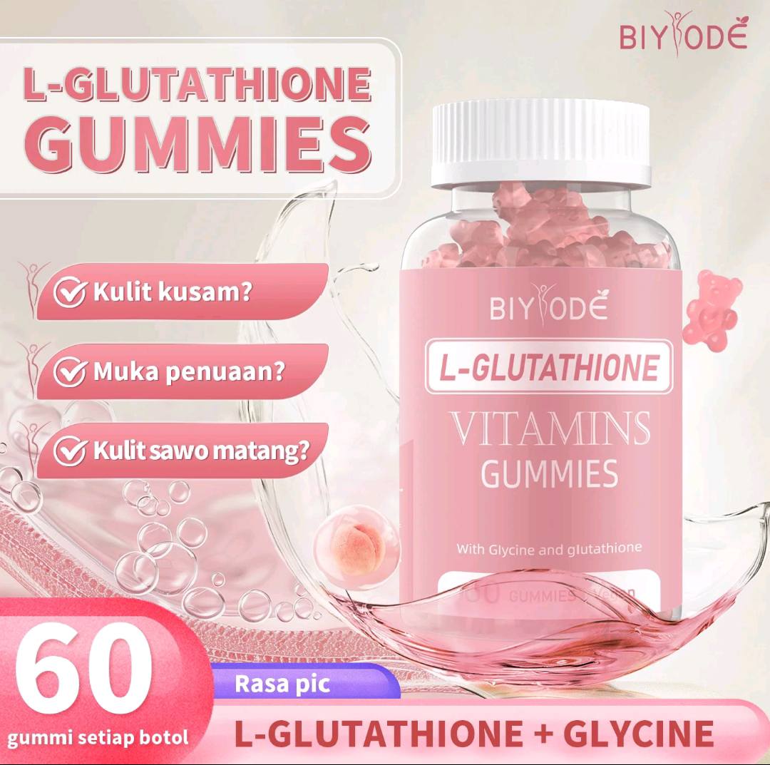 Nak kulit glowing, kunyah je L-Glutathione Gummies. Tak payah bancuh, tak pahit – sedap & berkesan. Tak sangka gummy je pun boleh bagi kesan best macam ni, boleh baca feedback di bawah