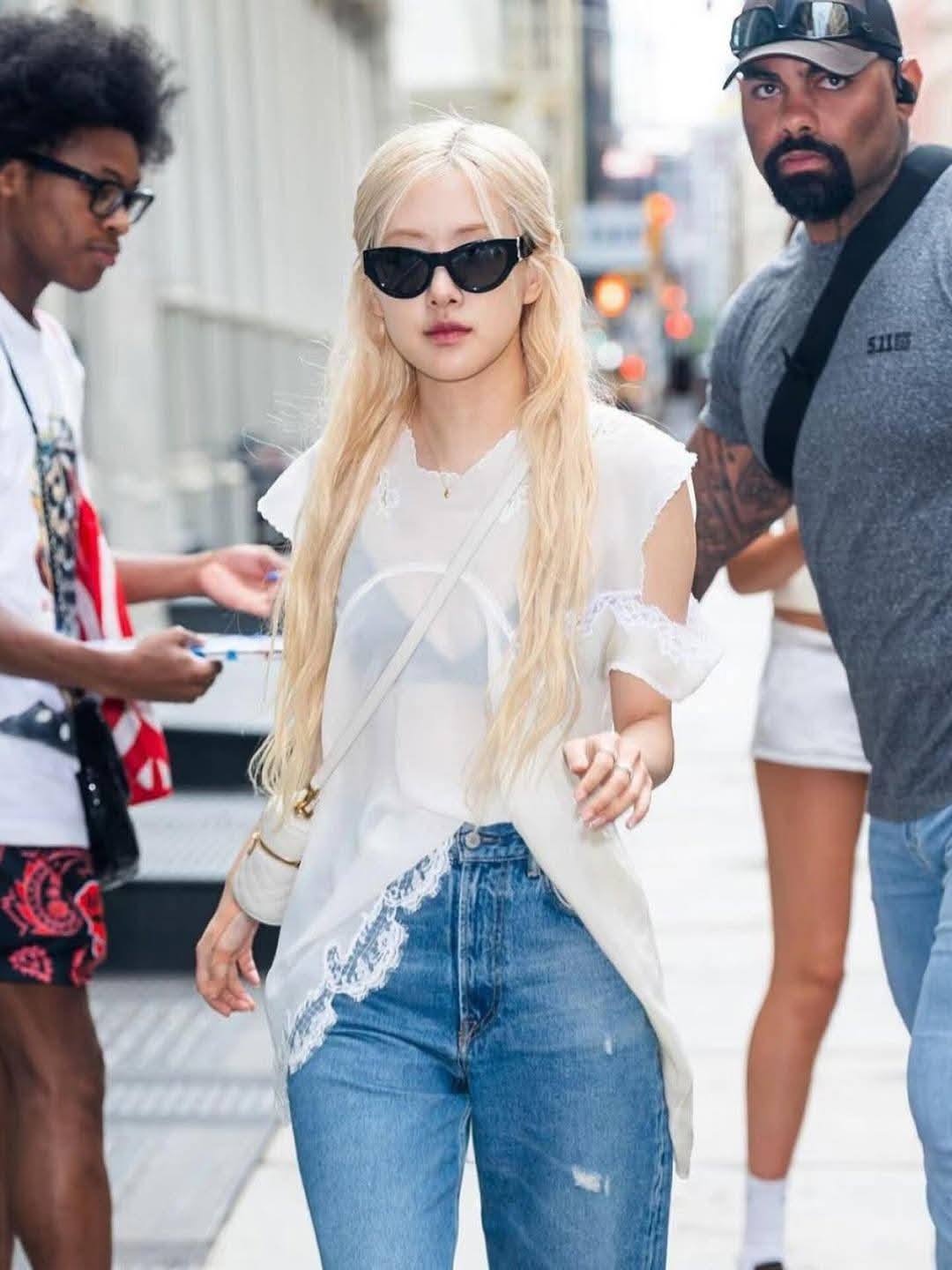 Rosé is seen in Murray Hill on May 06, 2026 in New York City