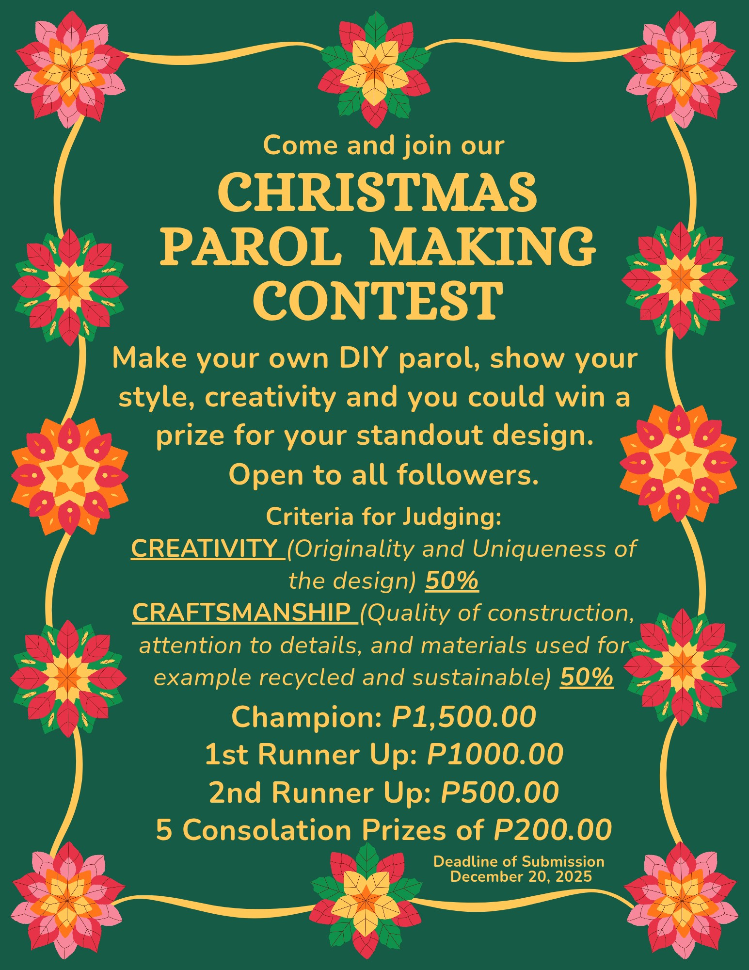 Jemilo Haines - Naa nay 3 kabuok ni submit sa atong Parol... | Facebook