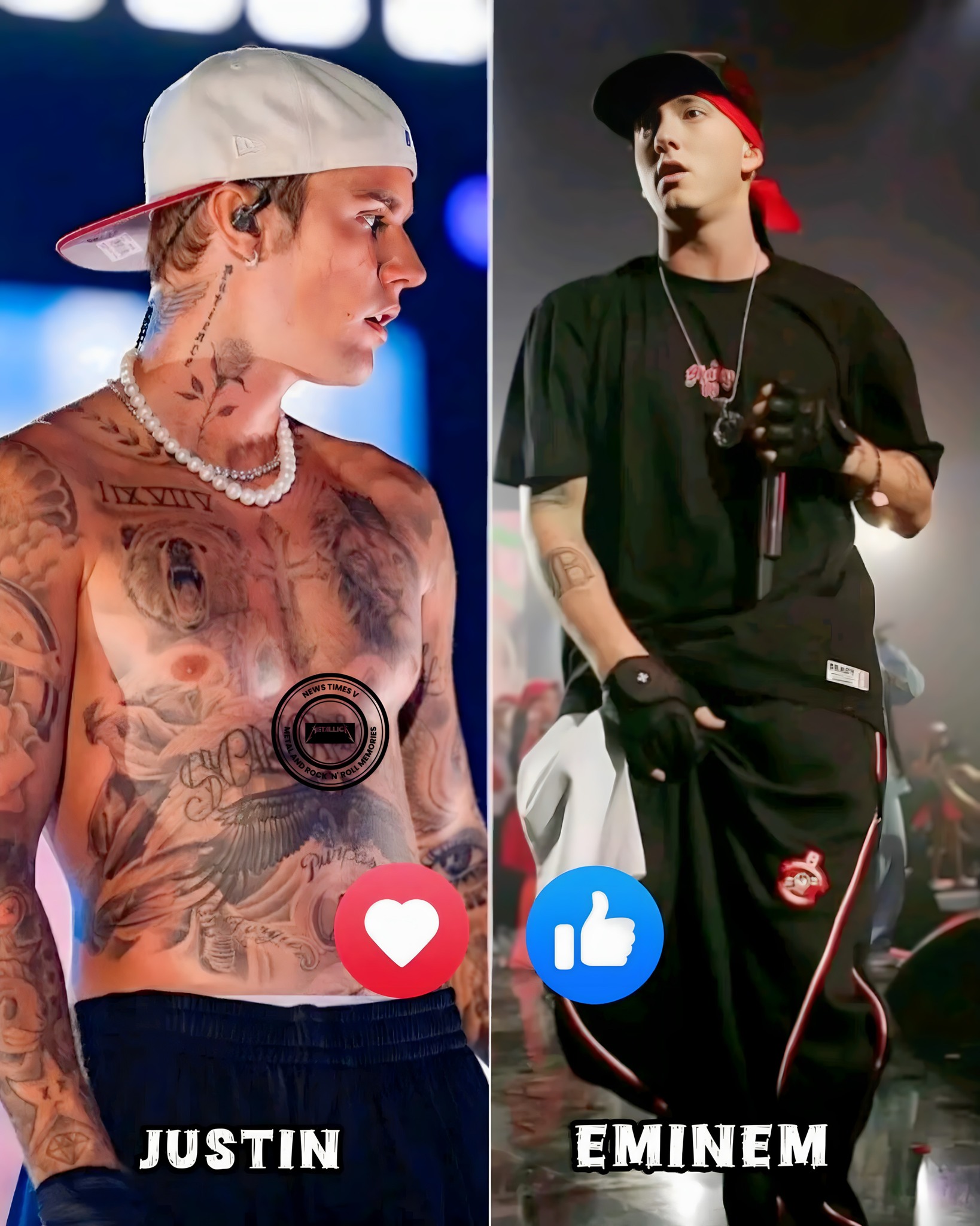 Justin Bieber ❤️ || Eminem ?** **Two Music Icons, Two Unique 