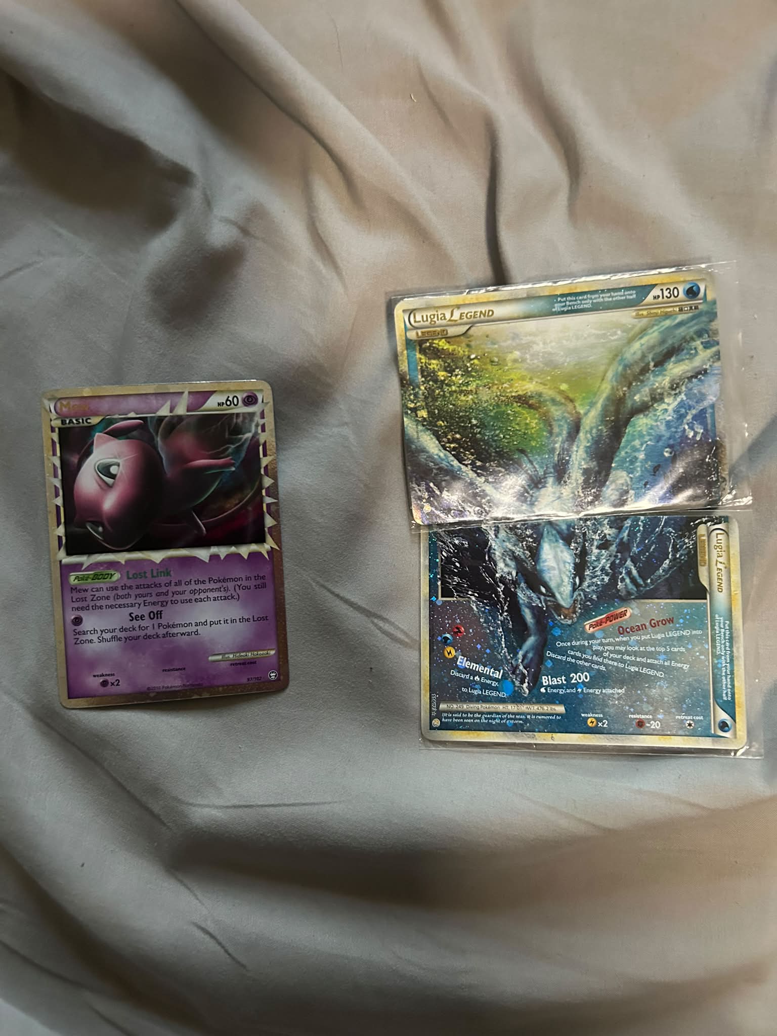 Lugia legend 2009 Japanese top/bottom both PSA 10
