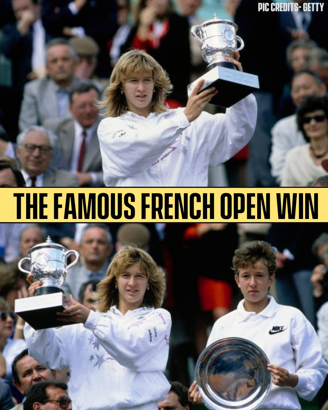 Grand - When Steffi Graf stepped into the 1988 French Open Final