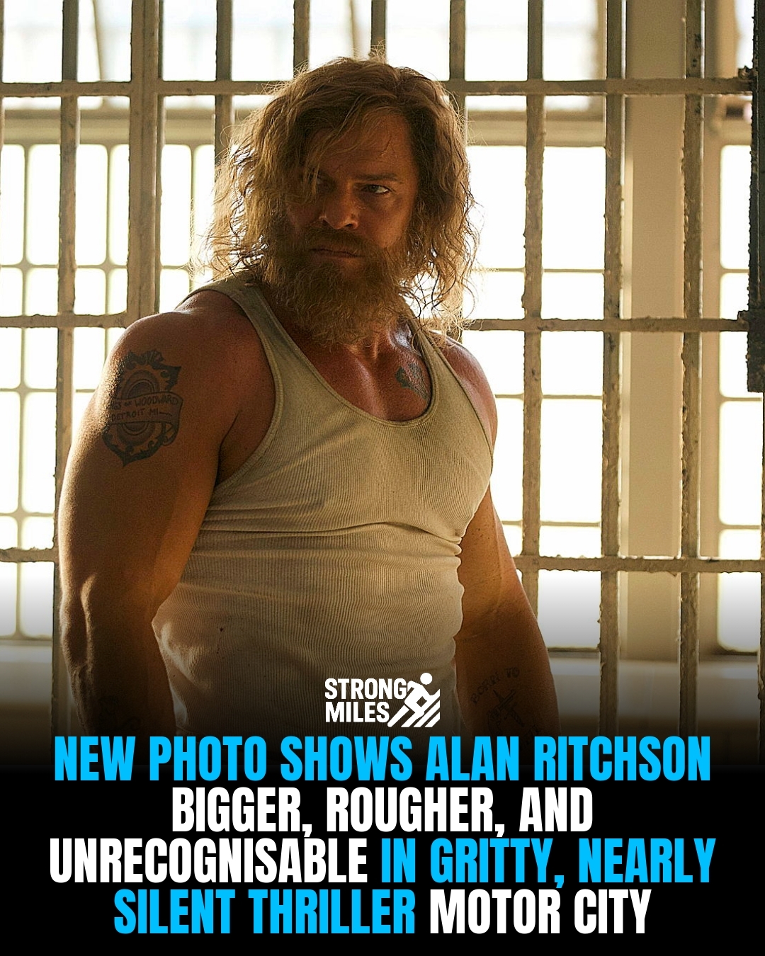 Strong - Alan Ritchson undergoes a jaw-dropping transformation in Motor ...
