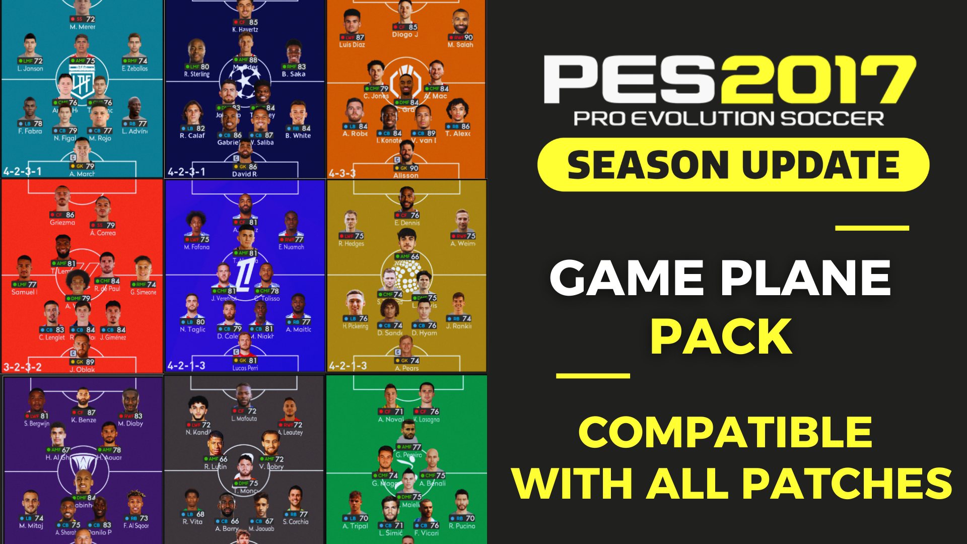 Released - 🥳👇😋🔥 PES 2017 I New Game... - Yosfx Multimaker | Facebook