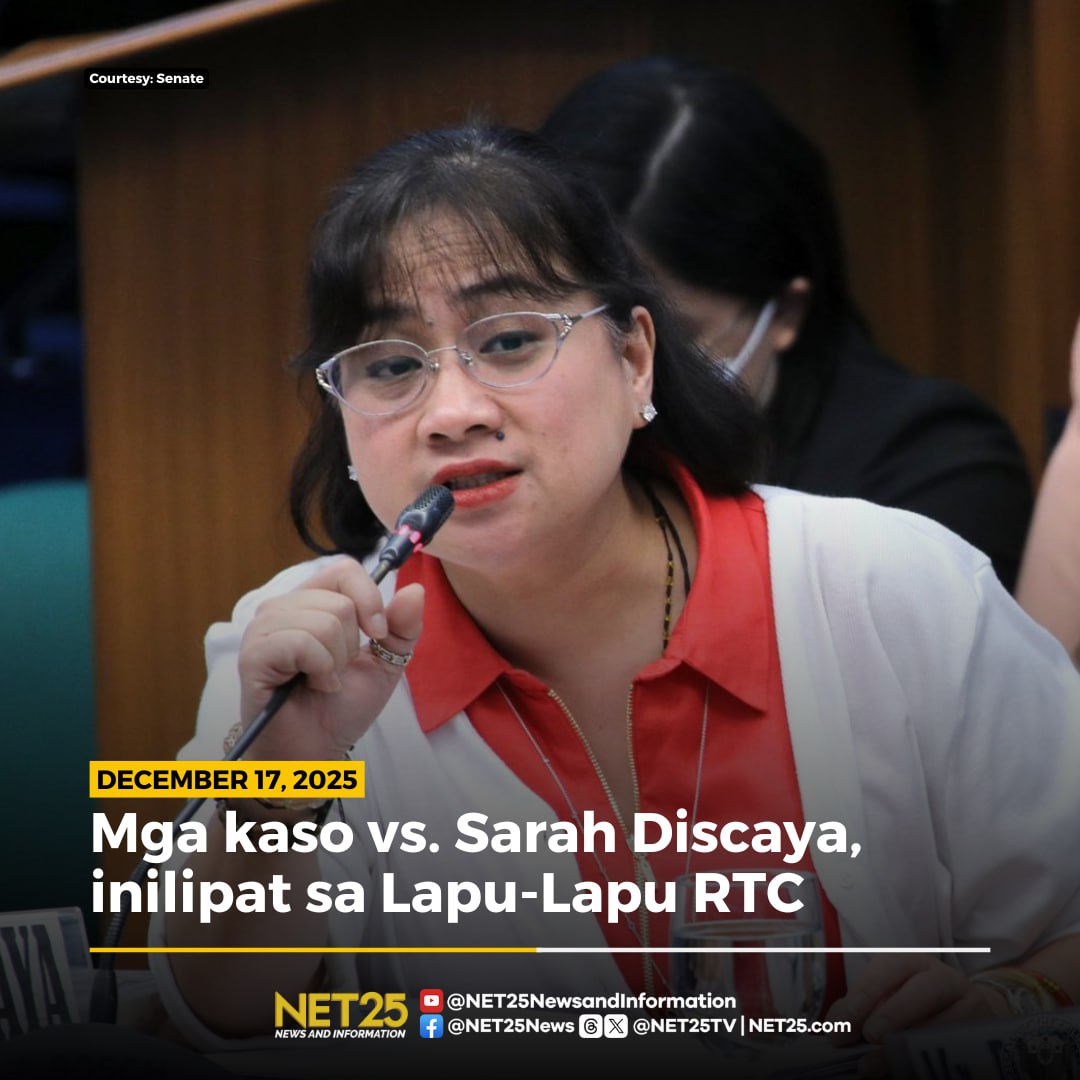 NET25 - Inilipat ng Supreme Court (SC) sa Regional Trial Court ng Lapu ...