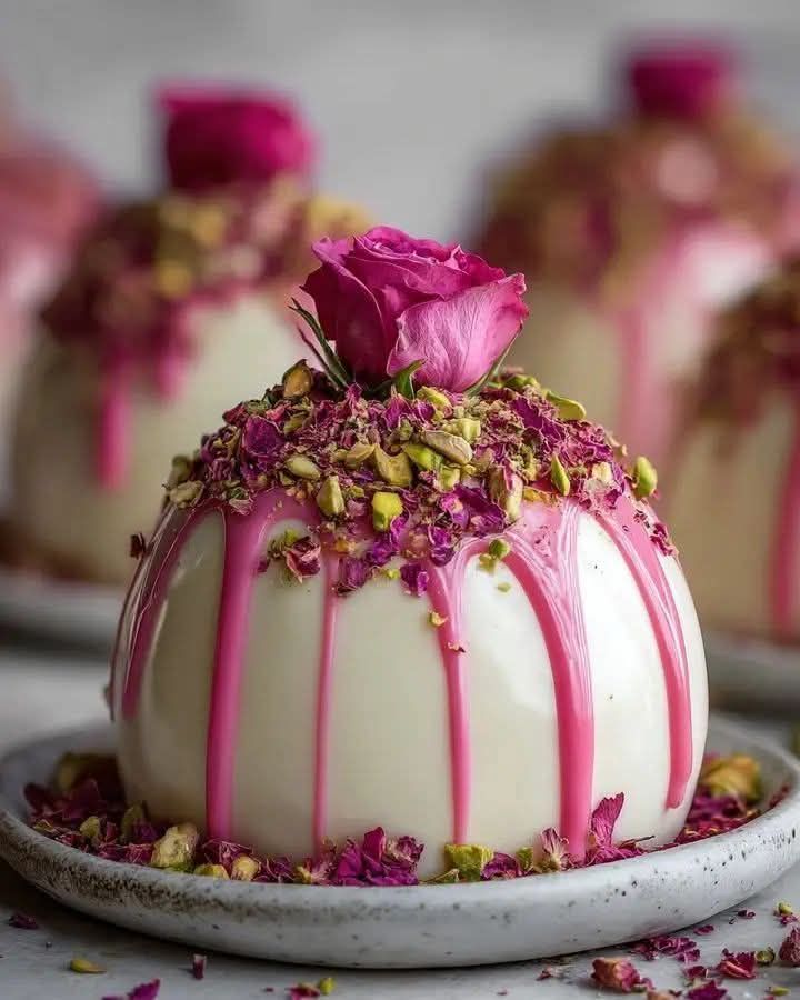 廃盤　新品　Pretty Patisserie Dome Framboise Elegant Sakura Cherry Blossom Mousse Domes with Glossy White