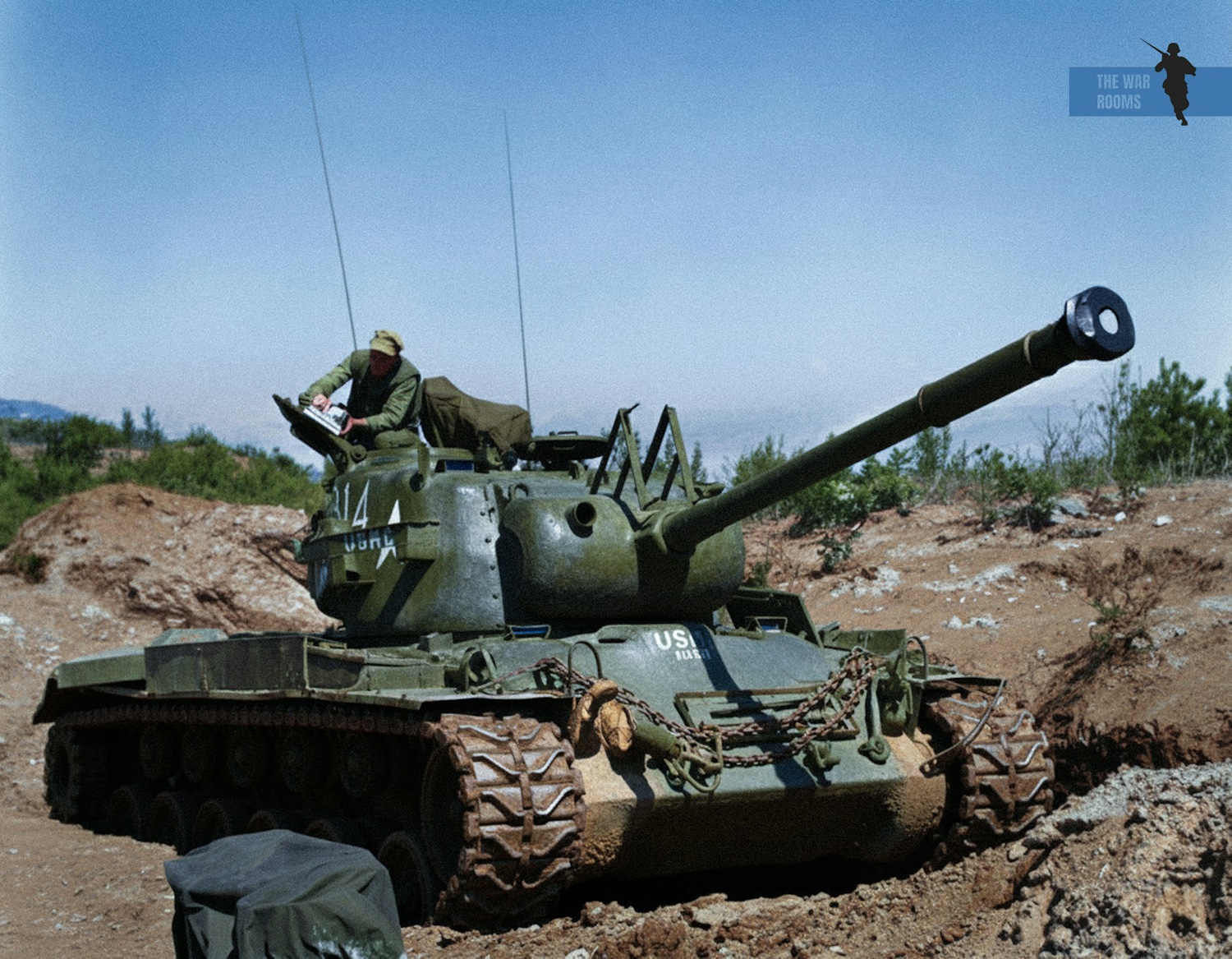 The War - The first M46 Patton tanks are arriving in Korea in August ...