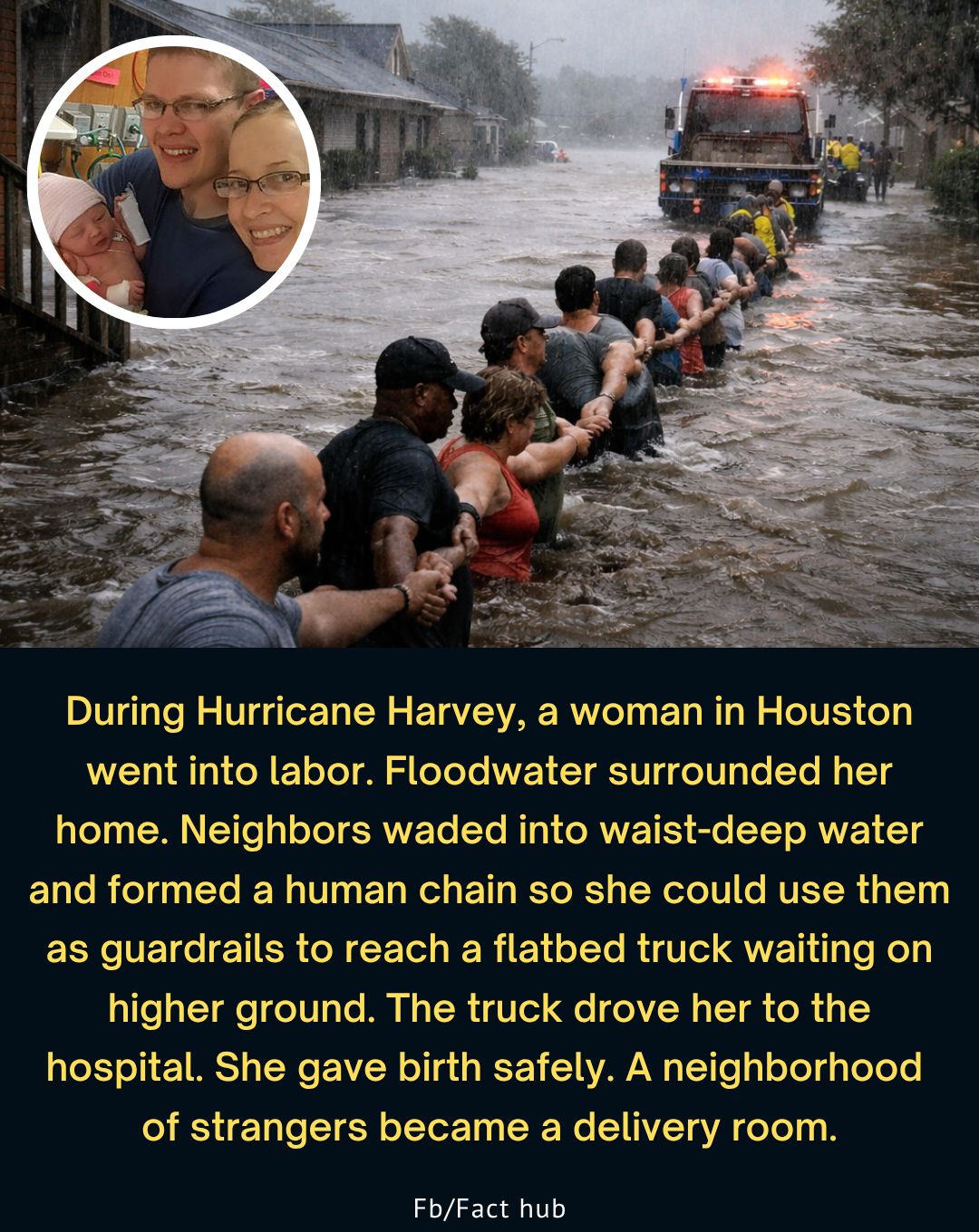 houston tx hurricane harvey wpmen jumps bac into water During in Houston, a woman went labor as floodwaters surrounded her home and roads became impassable. In response, neighbors formed a human chain through the water, carefully guiding her biote bpc 157 peptide