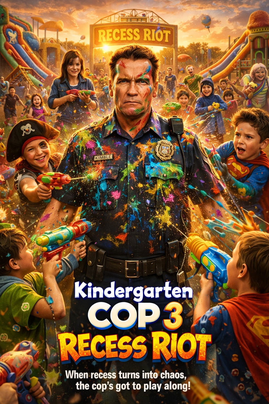Discover - 🎬 Kindergarten Cop 3: Recess Riot (2026) ⭐ Starring: Arnold ...