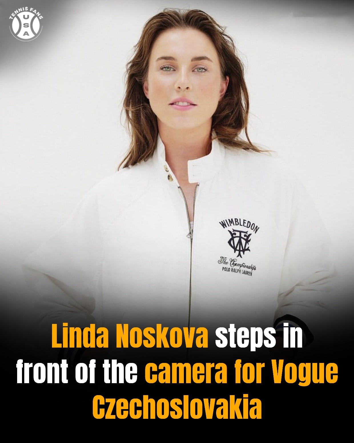 Off the court, on the cover. 💗 Linda Noskova stars in a stunning