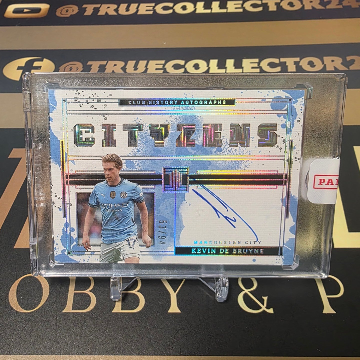 Kevin de Bruyne on card autograph from Panini Impeccable 24/25 ?
