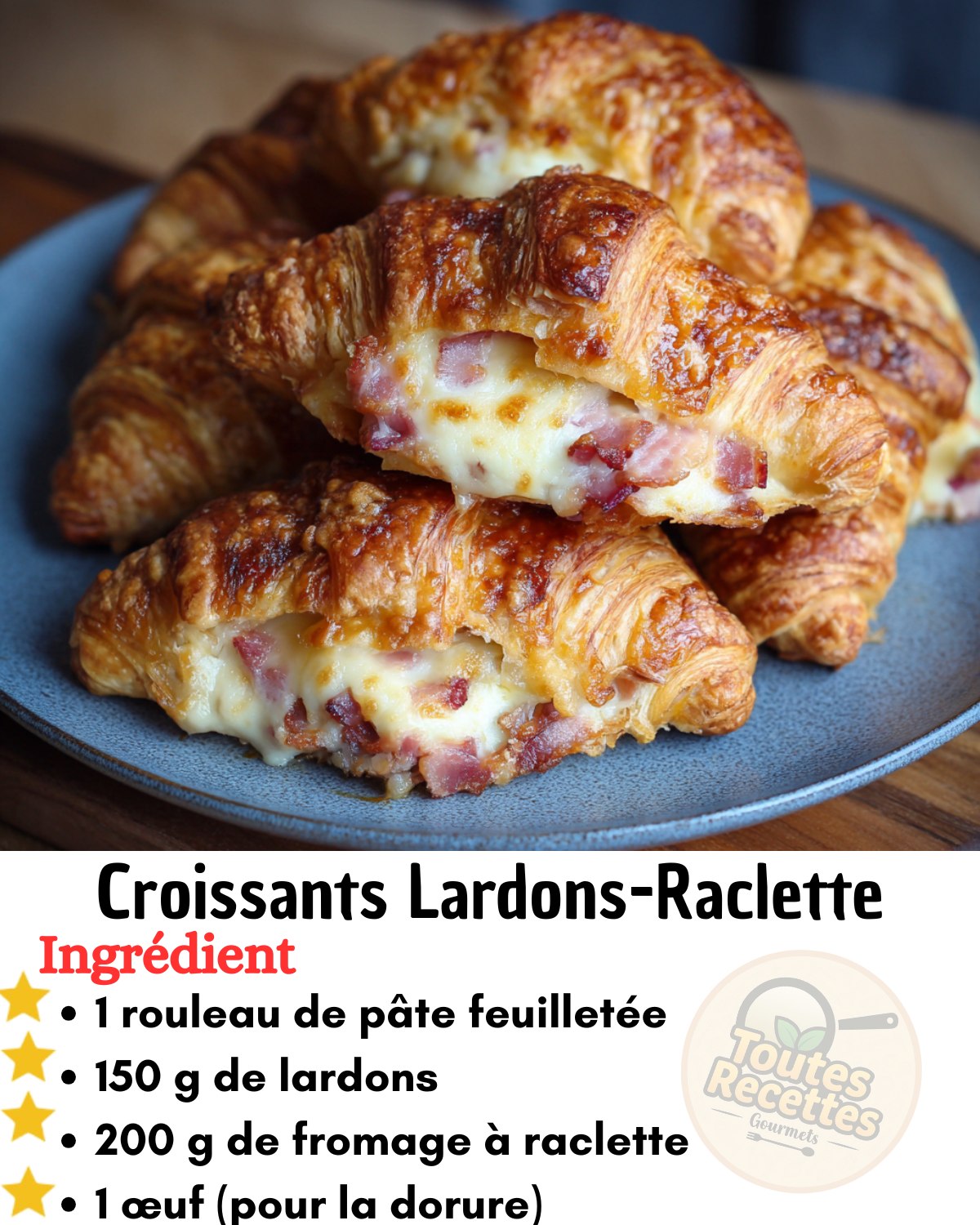 Toutes - 🥐 Croissants Lardons-Raclette 🧀 Des croissants savoureux et ...