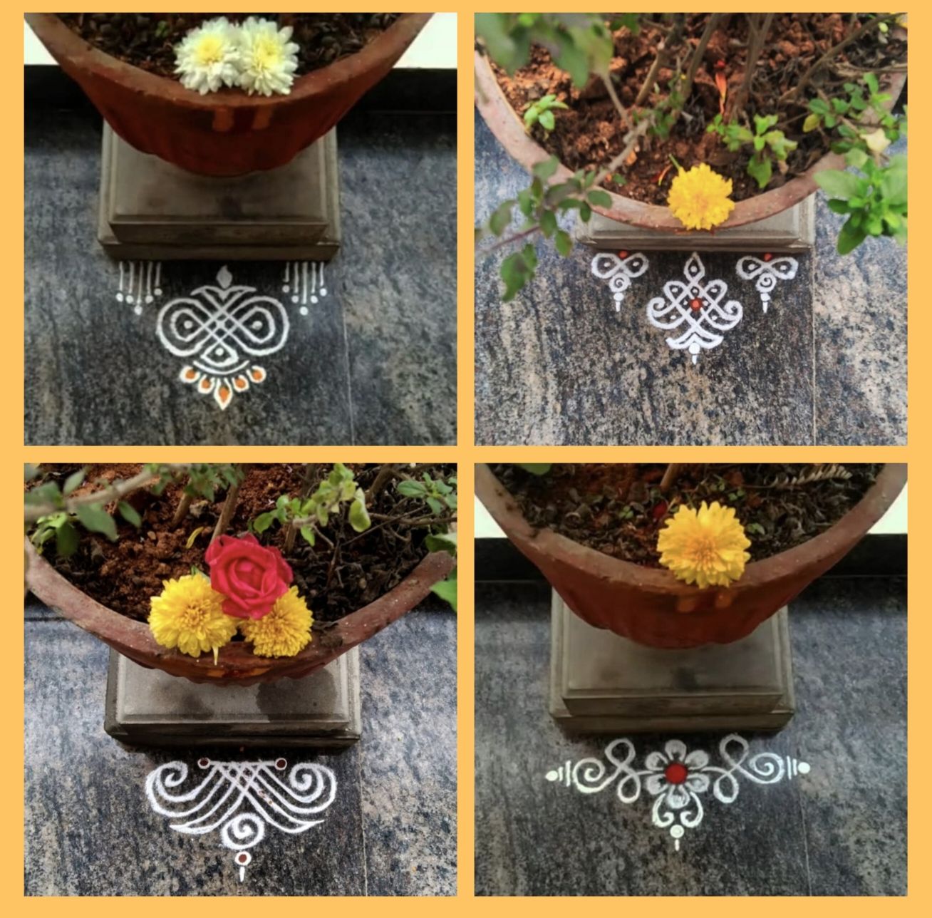 SV - Tulasi festival rangoli designs #svrangolis #rangoli #art #drawing ...