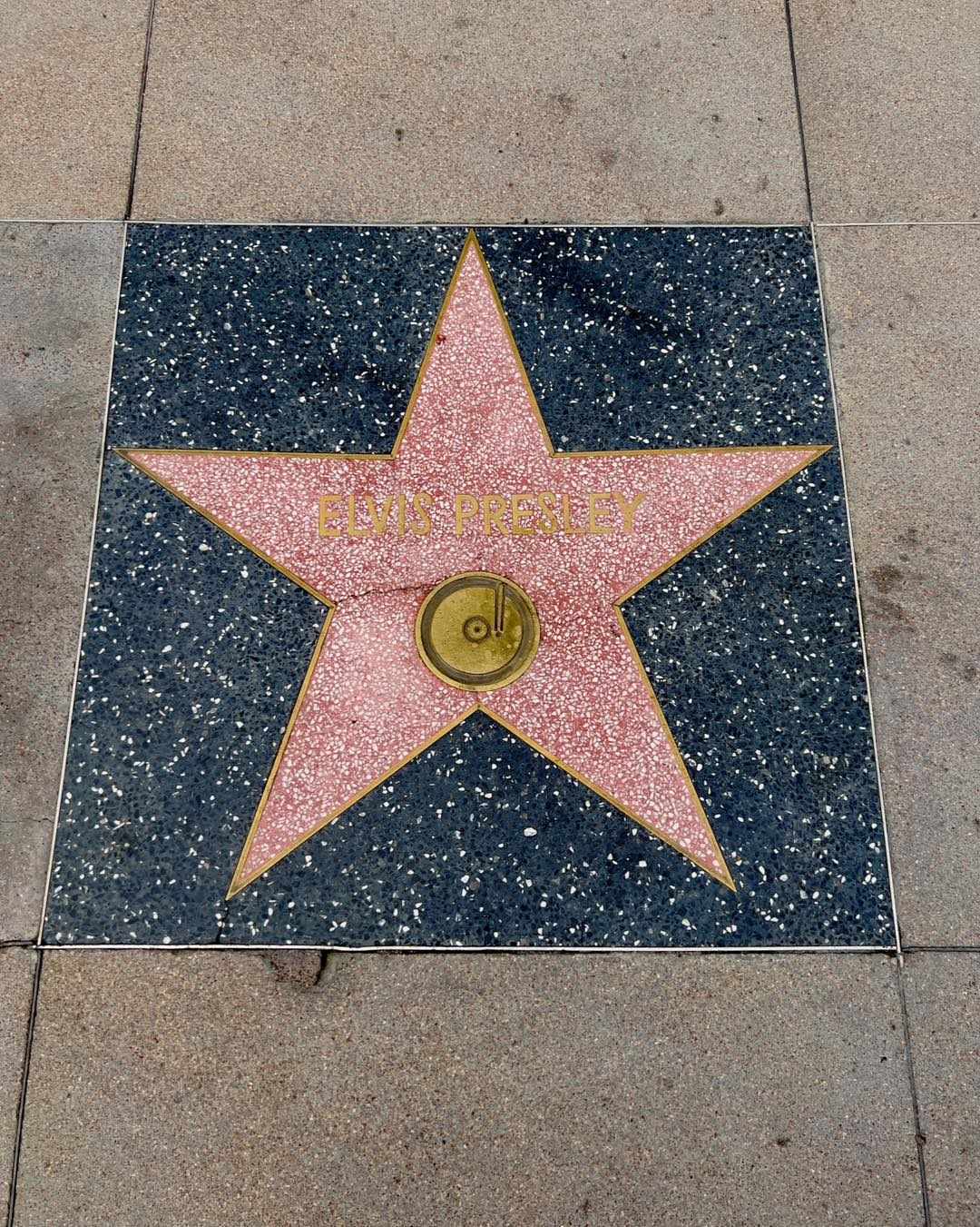 Elvis Presley Hollywood Star Patch Walk of Fame Embroidered Iron