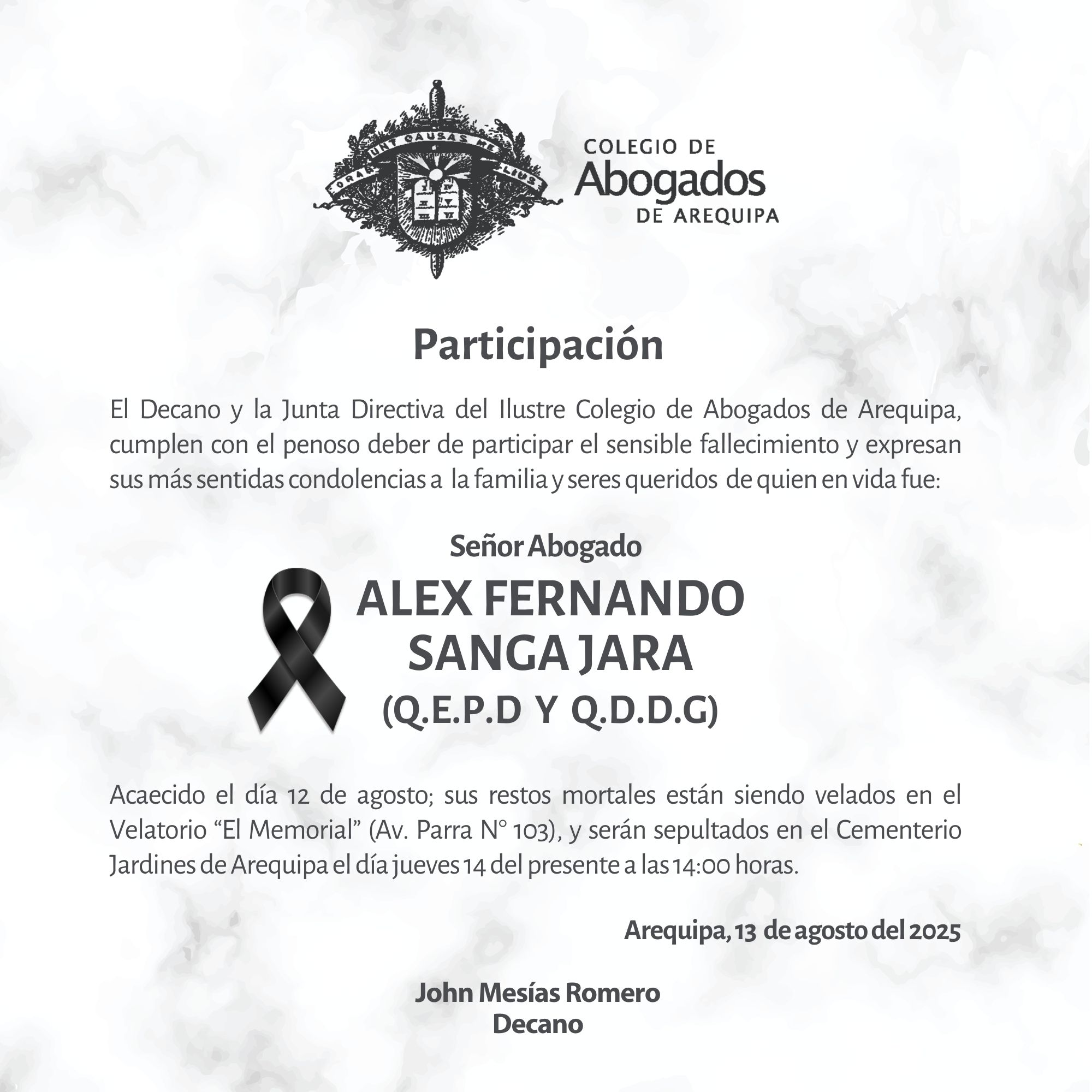 Colegio - #Participación | Con pesar, la Junta Directiva lamenta el ...