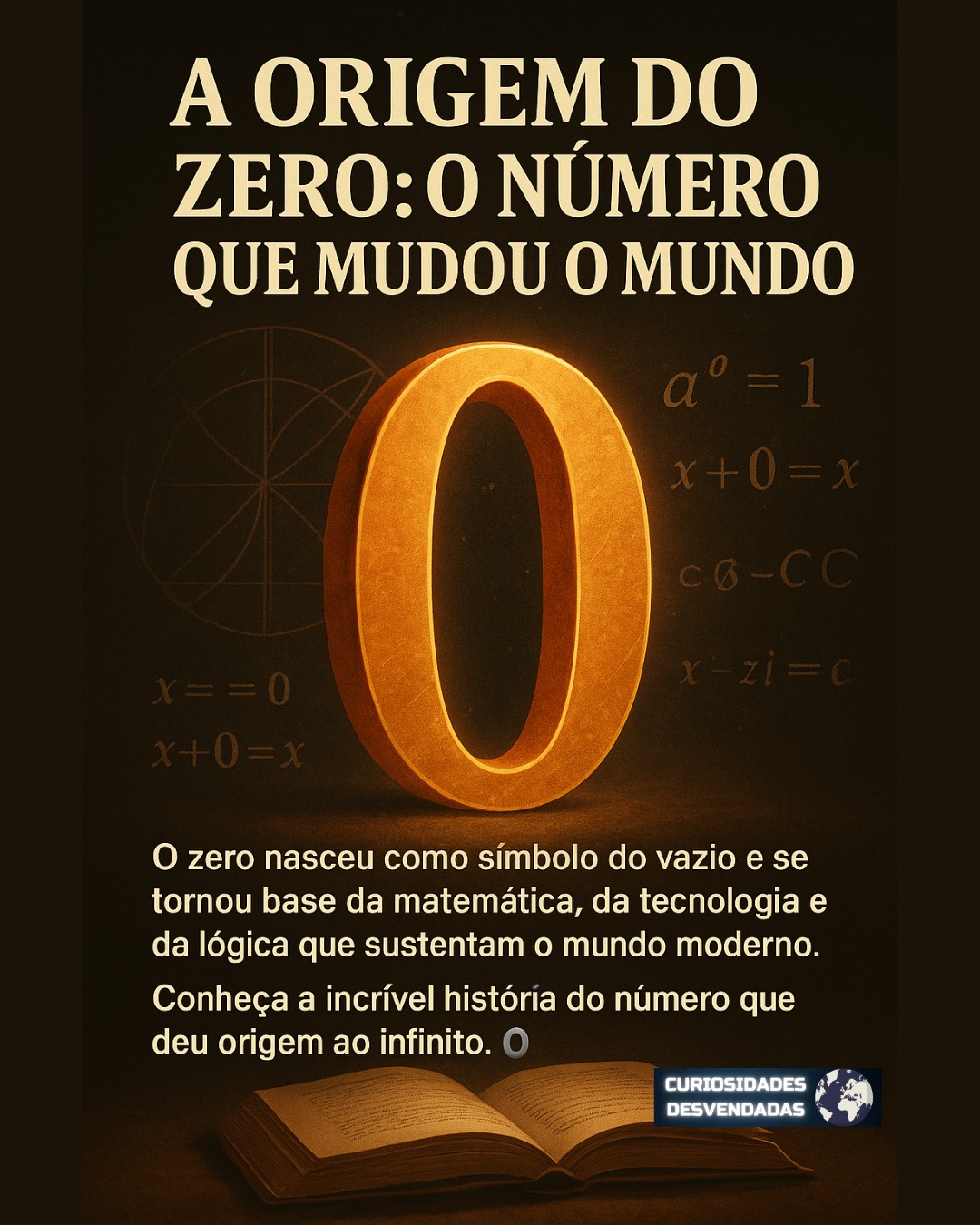 Curiosidades - A Origem do Zero: O Número Que Mudou o Mundo O zero é o ...