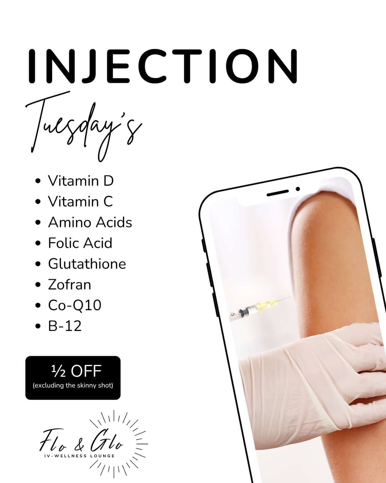 Flo - 💉 It’s Injection Tuesday! Give your body the boost it deserves ...