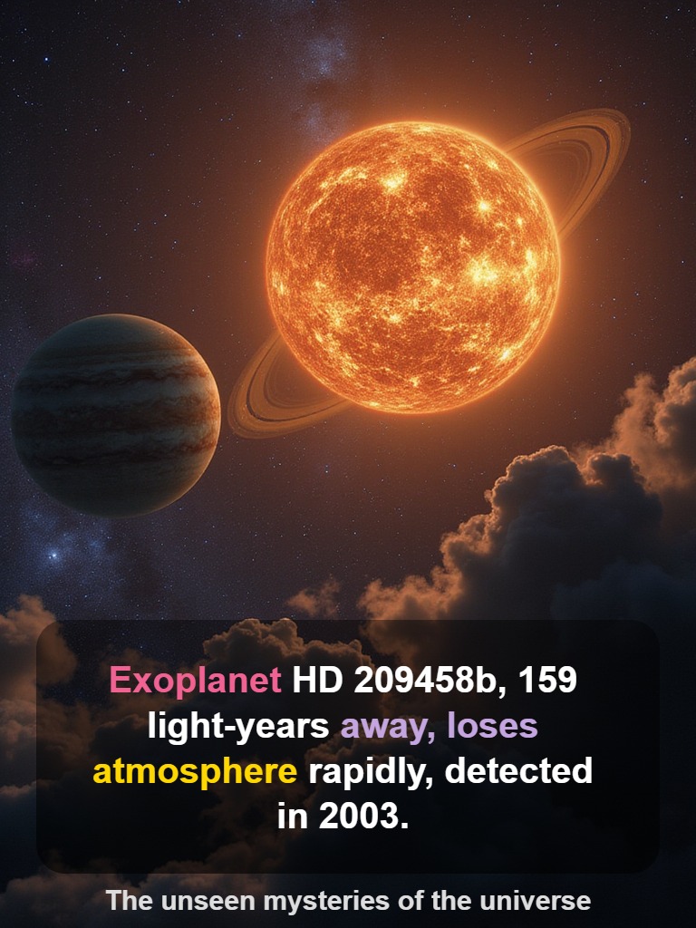 Hot Jupiter planet leaking ionized gas tails