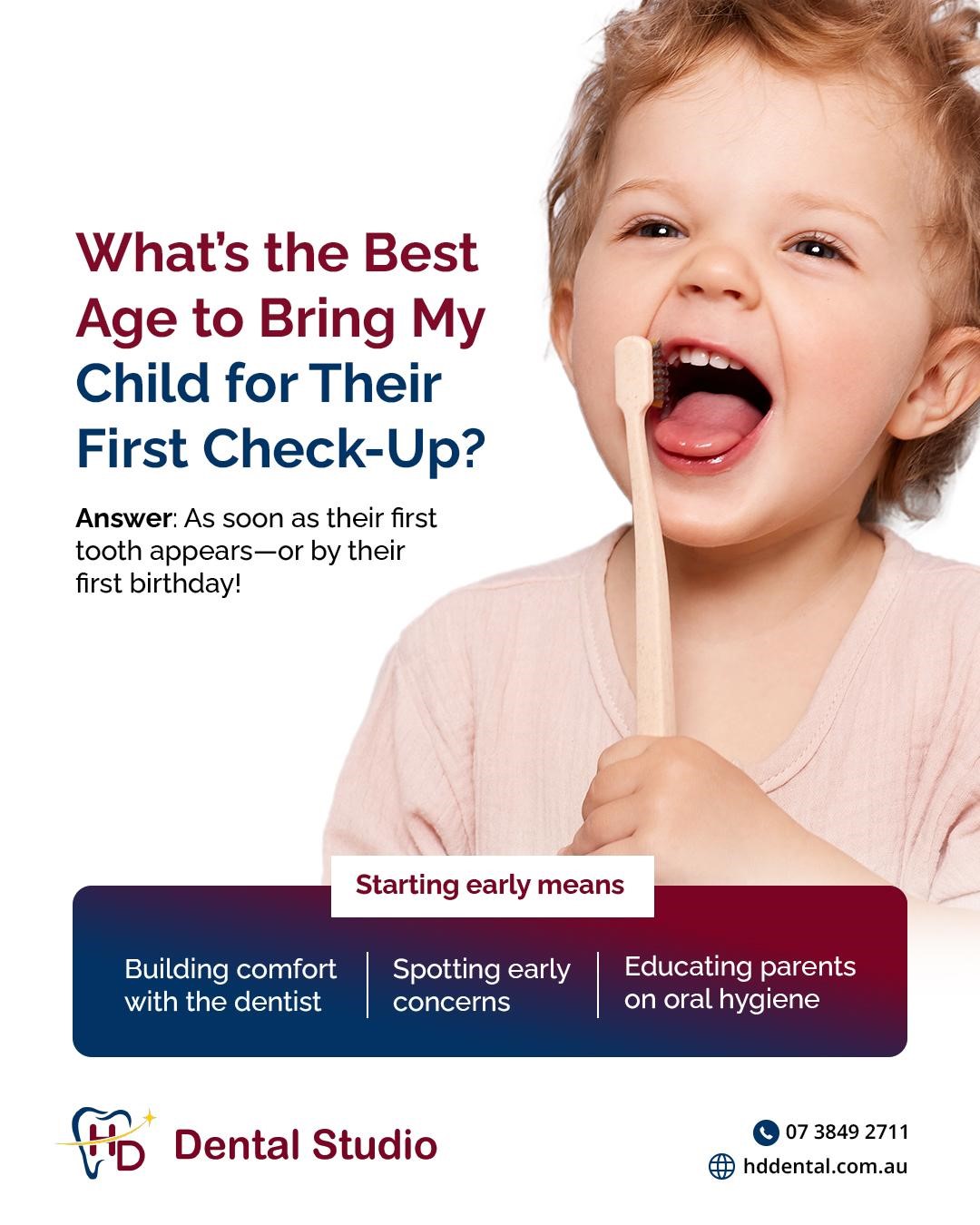HD - What’s the Best Age to Bring My Child for Their First Check-Up? 👶🦷 ...
