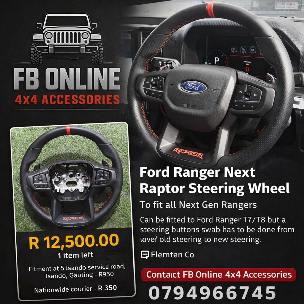 FB - 🔥 Upgrade Your Interior with the Raptor Look! 🔥 Ford Ranger Next ...