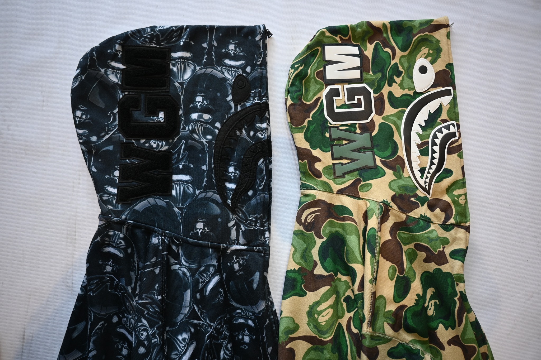 WINDSTOPPER 1ST CAMO SHARK HOODIE JACKET #bape