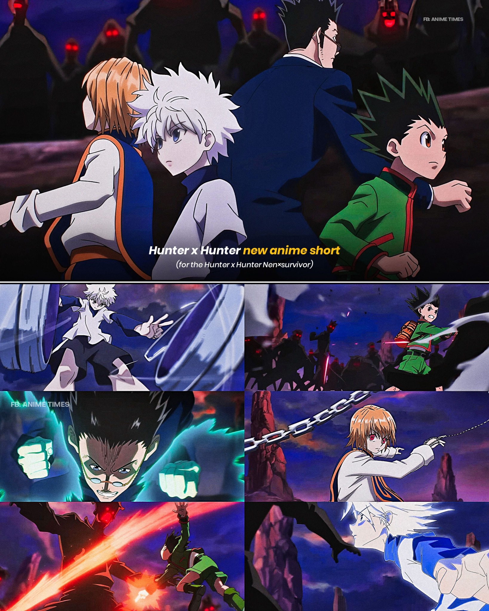 Hunter x Hunter new anime short🚨 Yuki Morishita storyboards and