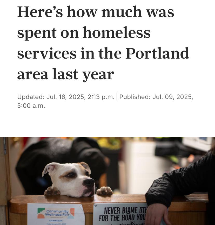 The spending on homelessness is... - Oregon Republican Party | Facebook