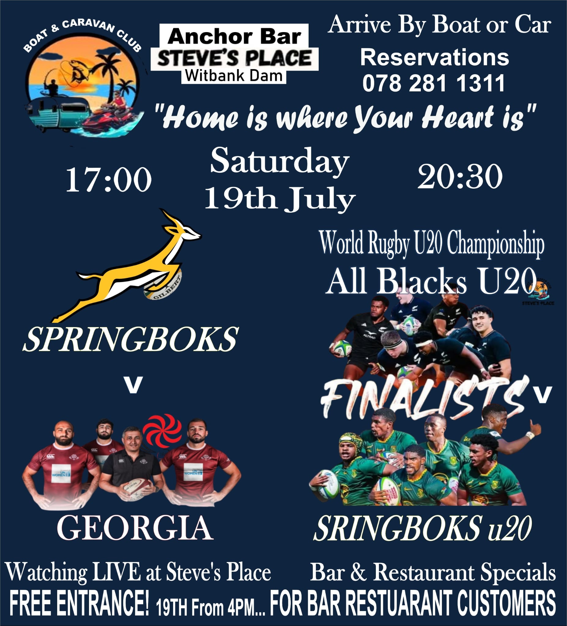Steve's - Double BOK Magic Come Support our Springboks and Springbok ...