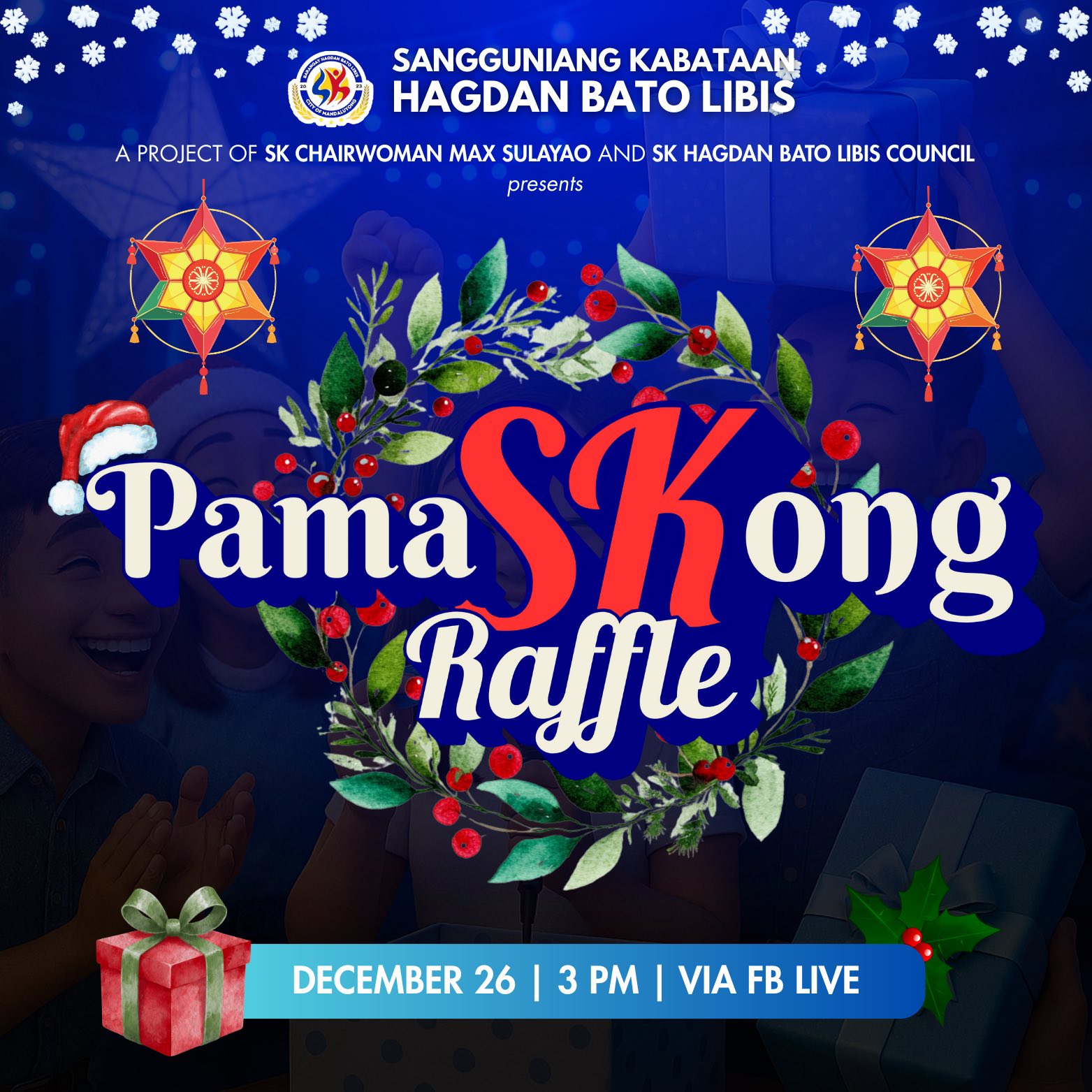 𝗦𝗞 𝗖𝗛𝗥𝗜𝗦𝗧𝗠𝗔𝗦 𝗥𝗔𝗙𝗙𝗟𝗘 𝗚𝗜𝗩𝗘𝗔𝗪𝗔𝗬... - SK Hagdan Bato Libis | Facebook