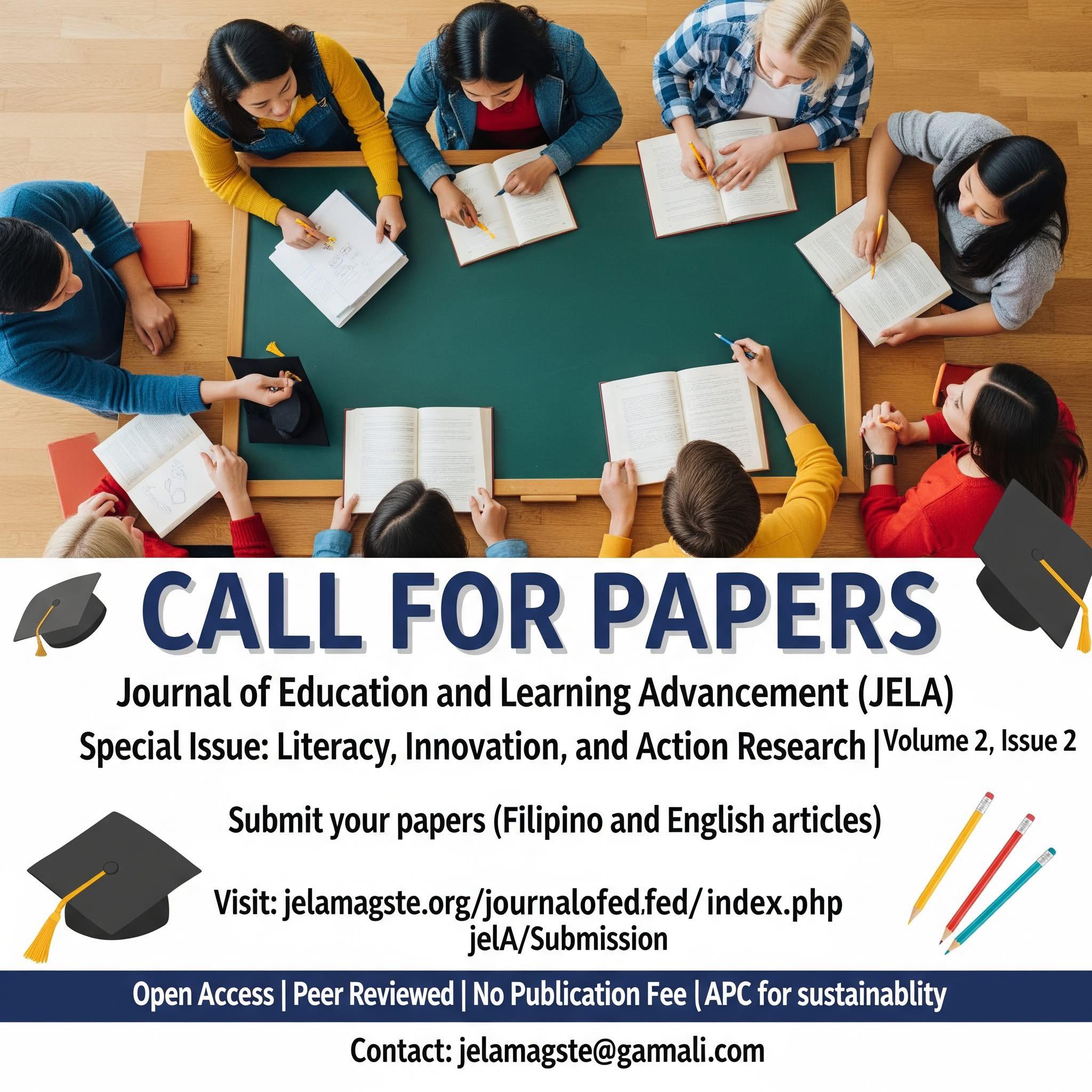Journal of Education and Learning Advancements | Manila