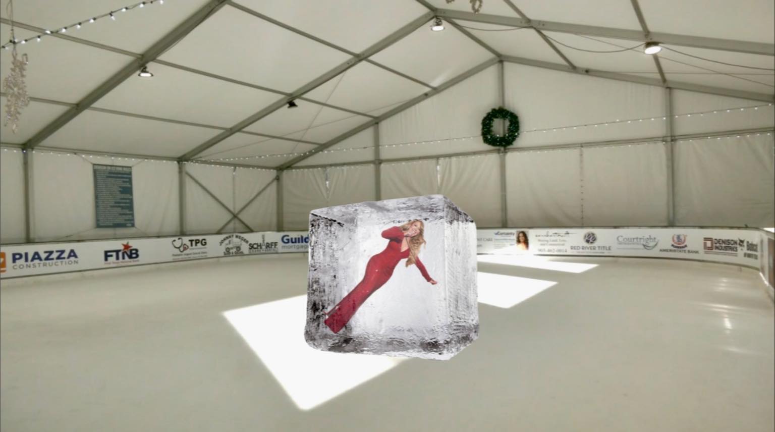 Grayson - I went to check out the progress of “Denison On Ice” and this ...
