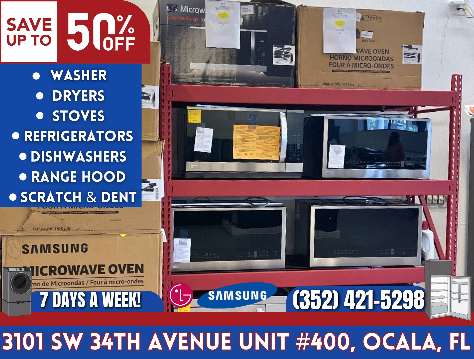 Appliances 4 Less Ocala | Ocala FL