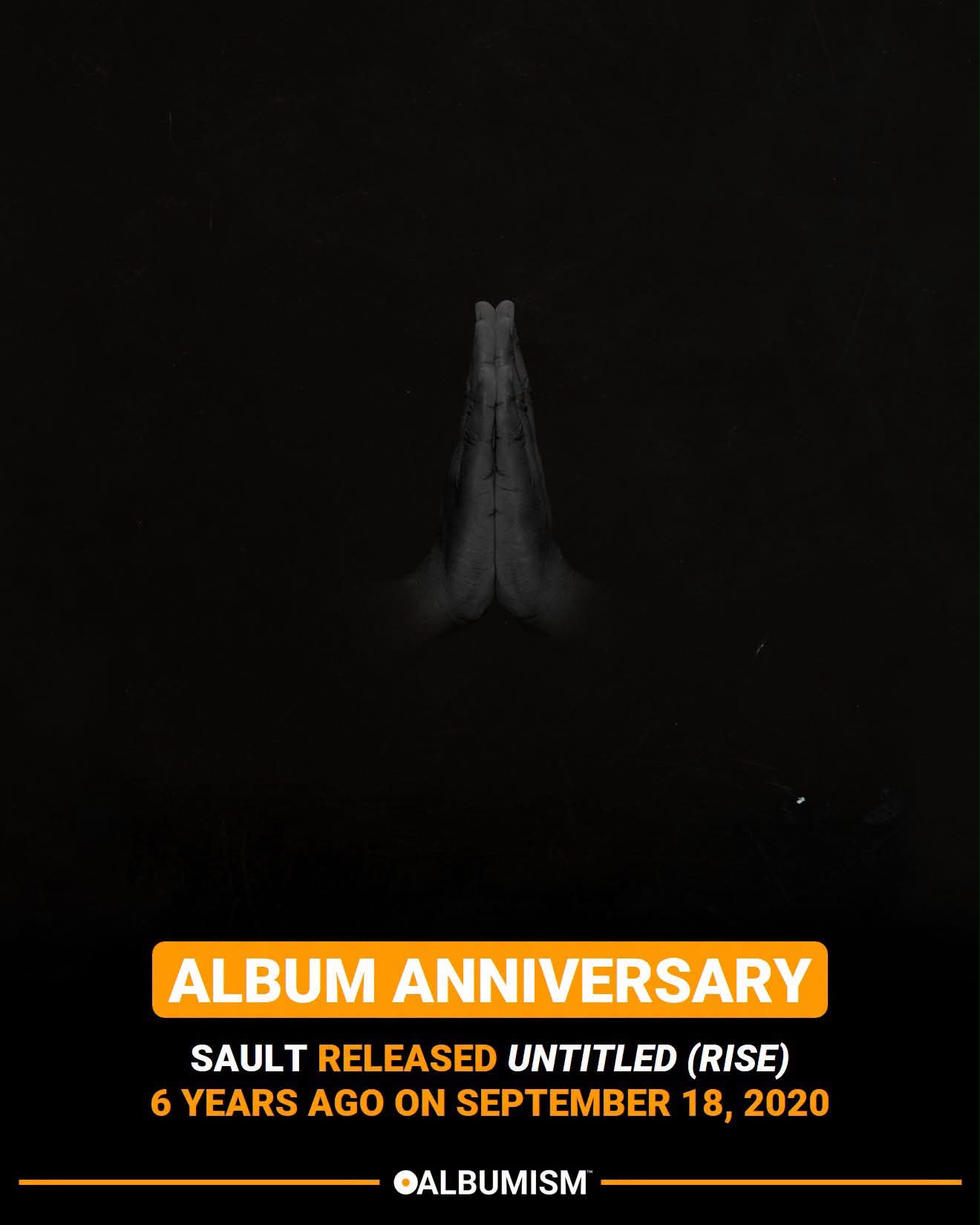 SAULT released 'Untitled (Rise)' 6 years ago on 18th September, 2020.