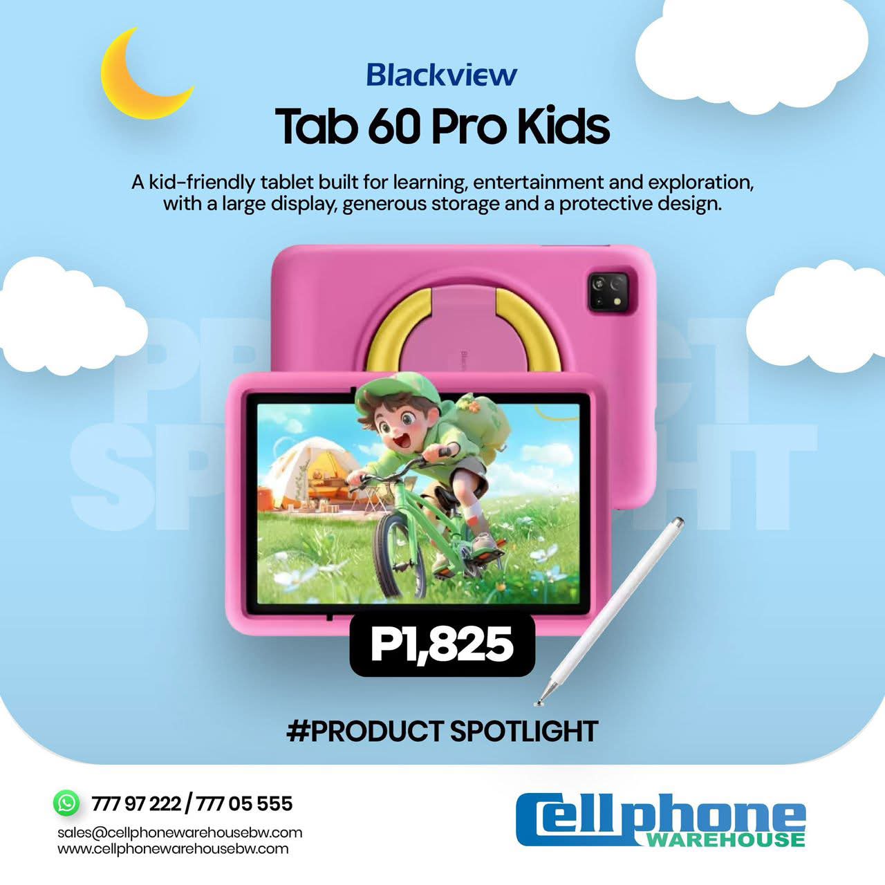 Blackview Tab 60 Pro Kids tablet in Botswana