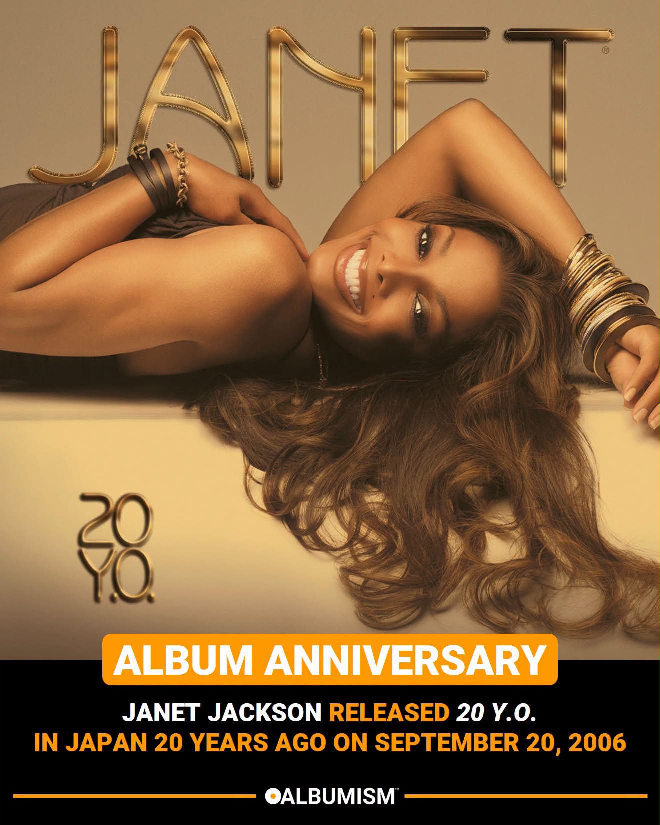 Janet Jackson - 20 Y.O. ジャネットジャクソン Janet Jackson's '20 Y.O.' album celebrates 20th anniversary