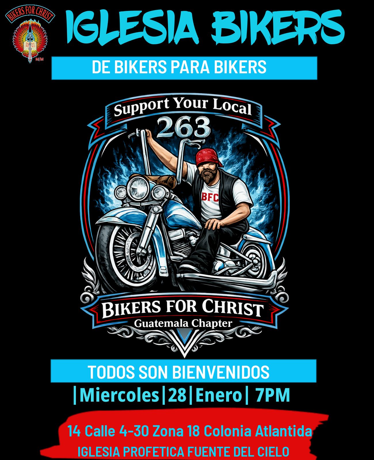 #iglesiabikers... - Bikers For Christ MM Guatemala | Facebook