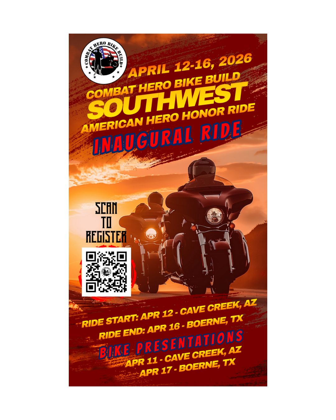 The REAL - REGISTRATION IS OPEN FOR THE COMBAT HERO BIKE BUILD 2026 ...