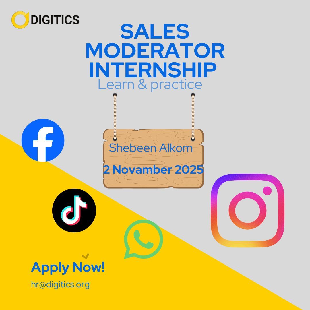 Digitics - Sales Internship Opportunity 💥 We’re offering... | Facebook