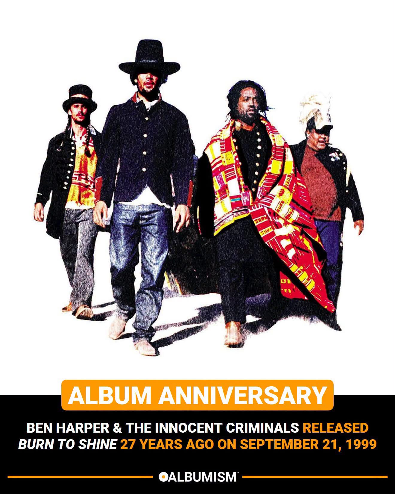 Ben Harper & The Innocent Criminals' 'Burn to Shine' album anniversary