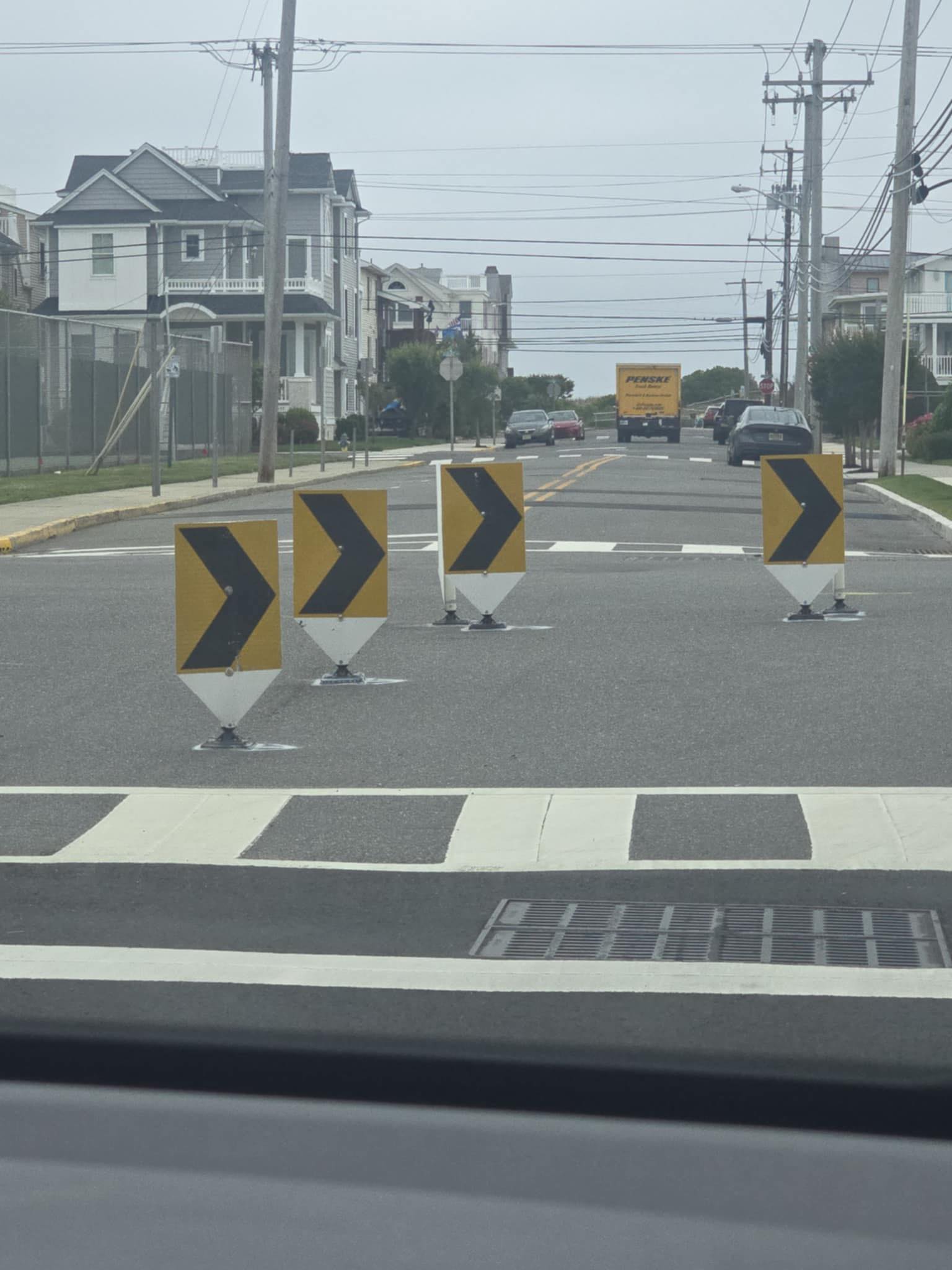 Why are there so many traffic signs on 35th Street in Ocean City, NJ?