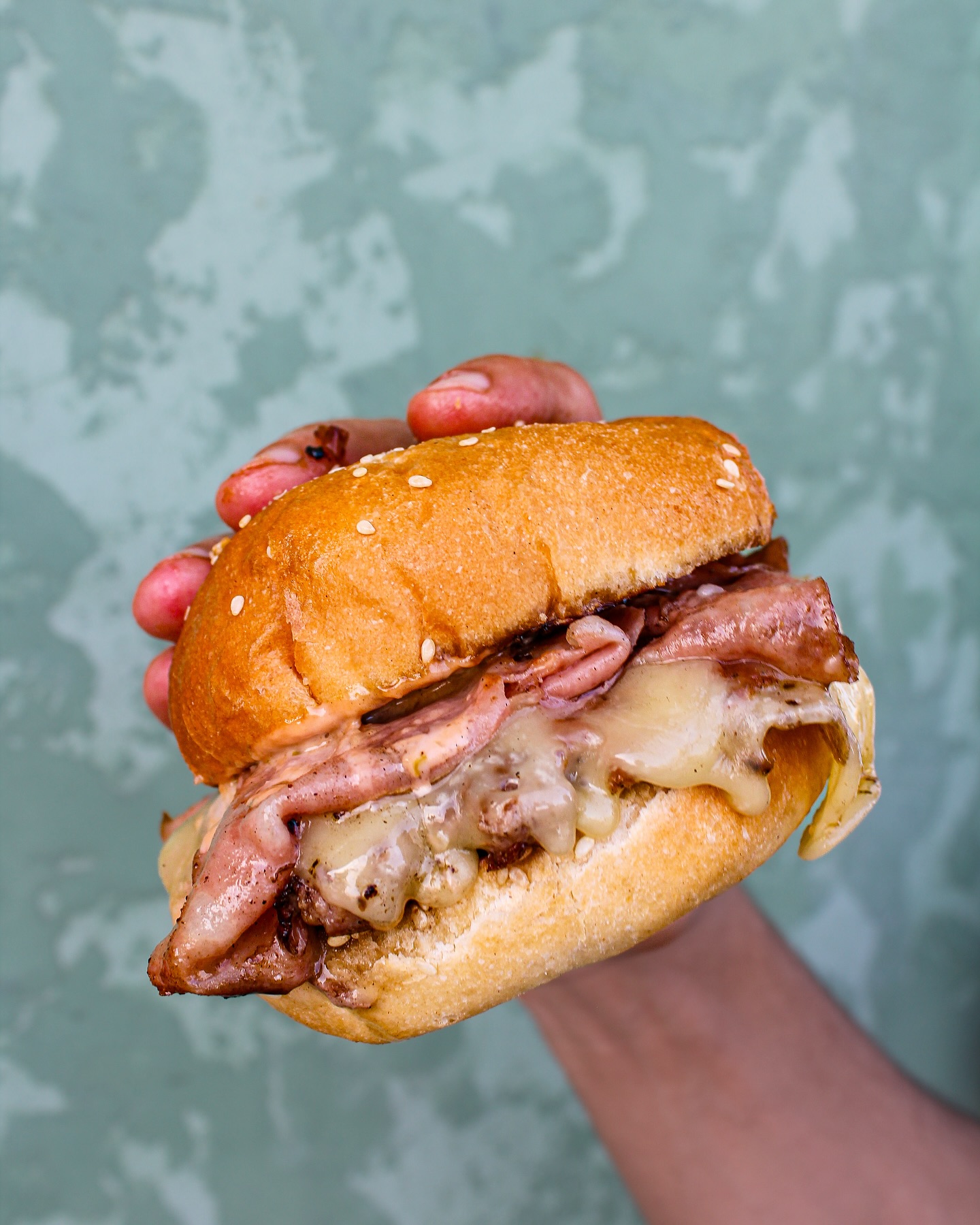 Bulubeef - We like’em cheesy 🍔 🧀 Grilled Mortadella and... | Facebook