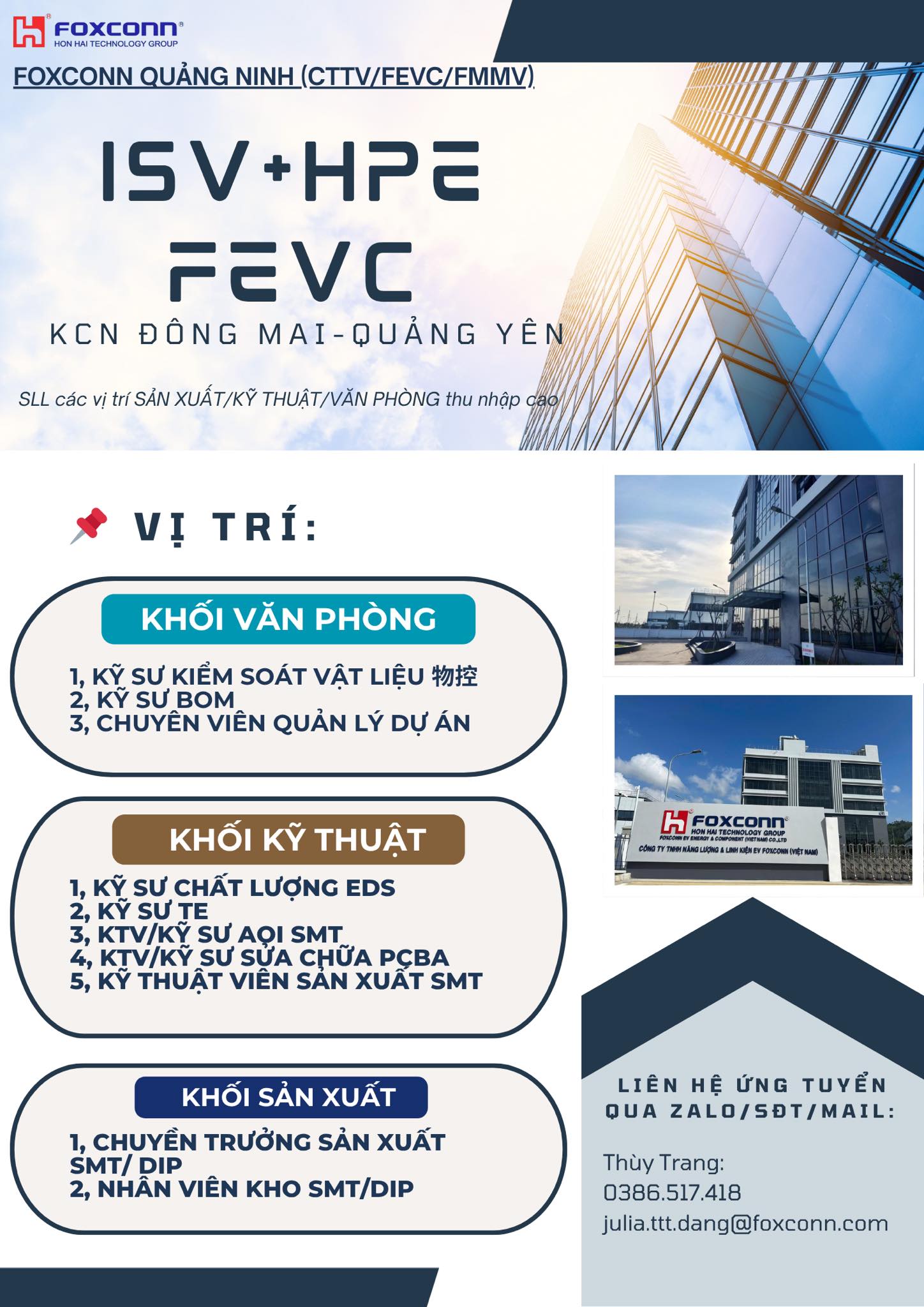 Tuyển Dụng FEVC Quảng Ninh | Quang Yen