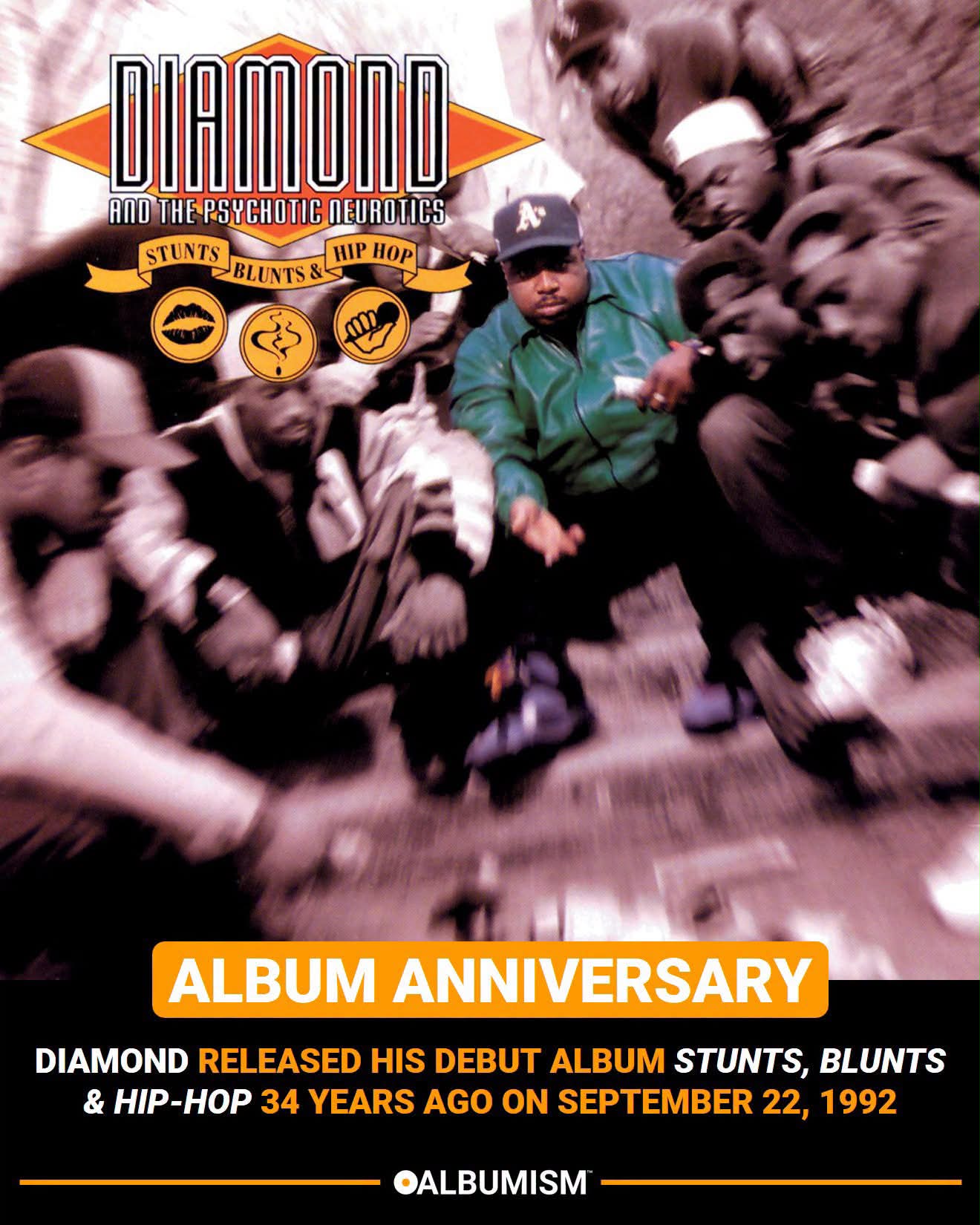 Diamond & the Psychotic Neurotics' debut album Stunts, Blunts and
