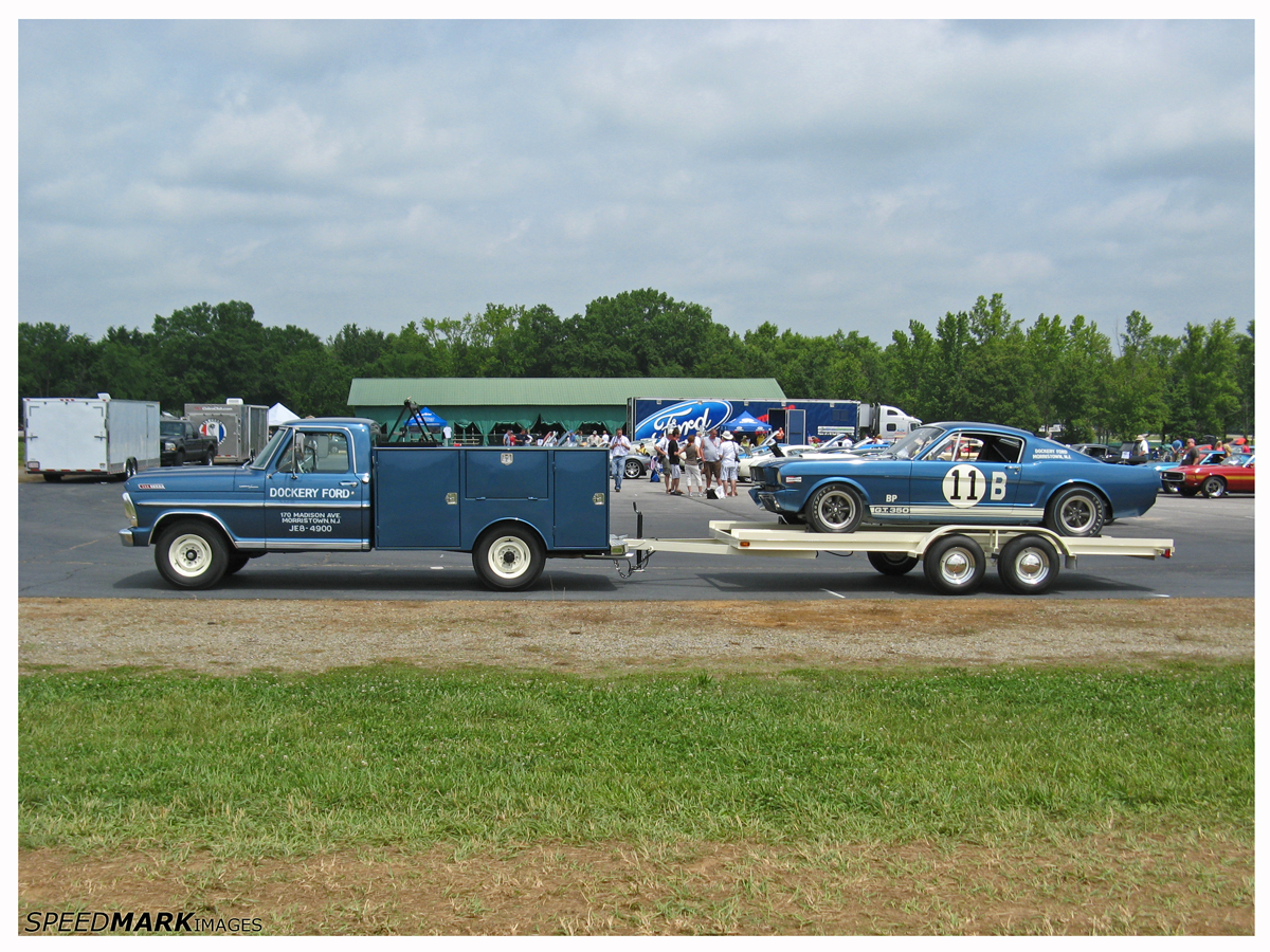 1965 Shelby GT350R and 1967 F250 Camper Special at SVT Superfest