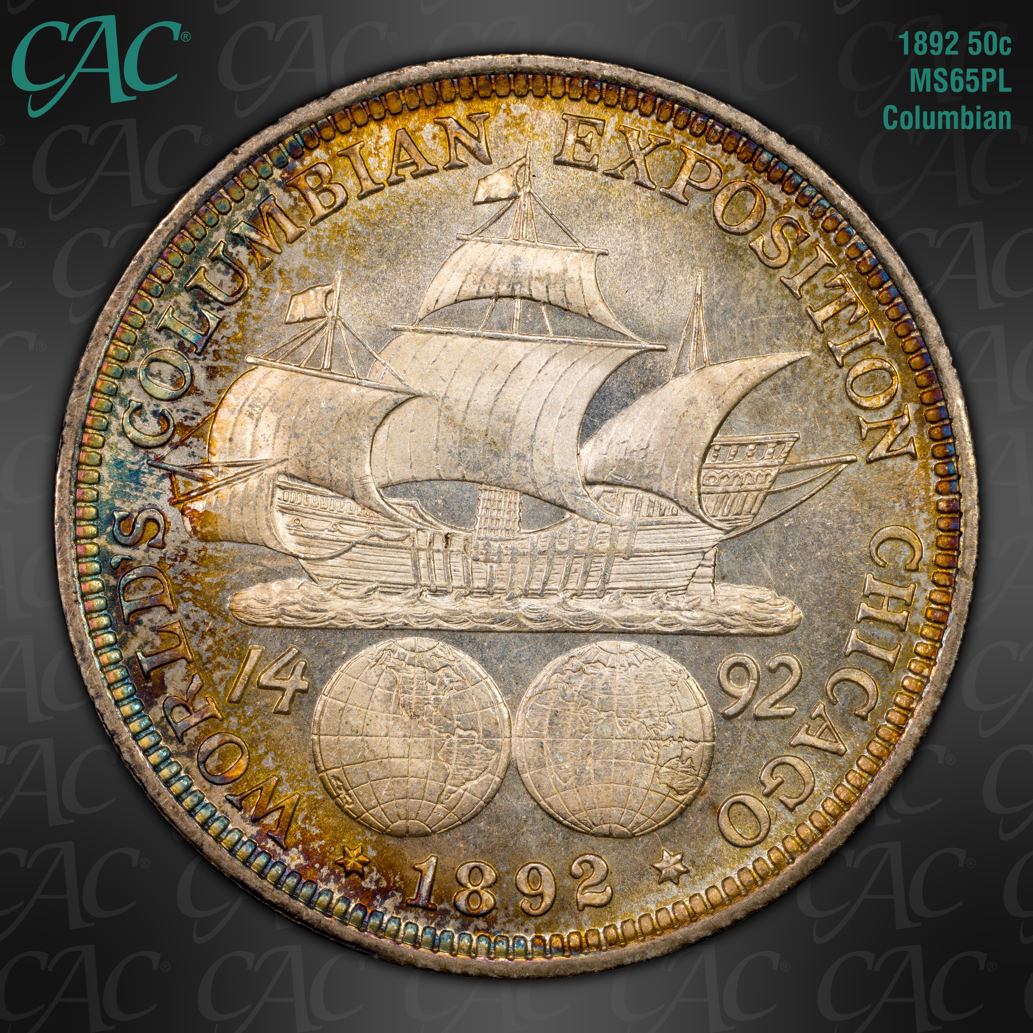 【ヴィンテージ】1892年　アメリカ　コロンブス記念博覧会 ブローチ Coin of the Day: For #MedalMonday, here's an 1892-93 Christopher