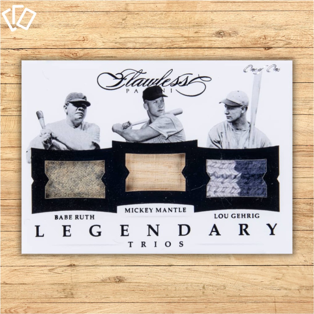 Legendary Trios ⚾ MLB icons Babe Ruth, Mickey Mantle, and Lou